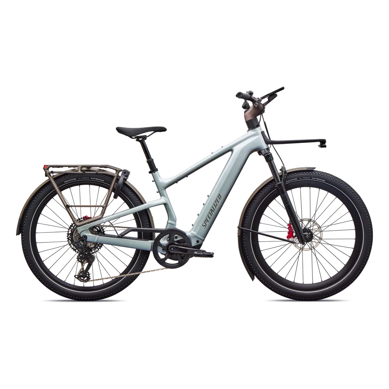 SPECIALIZED Turbo Vado 3 EVO 6.0 Ebike - GLOSS AGAVE GREY / BLACK PEARL - Image 8