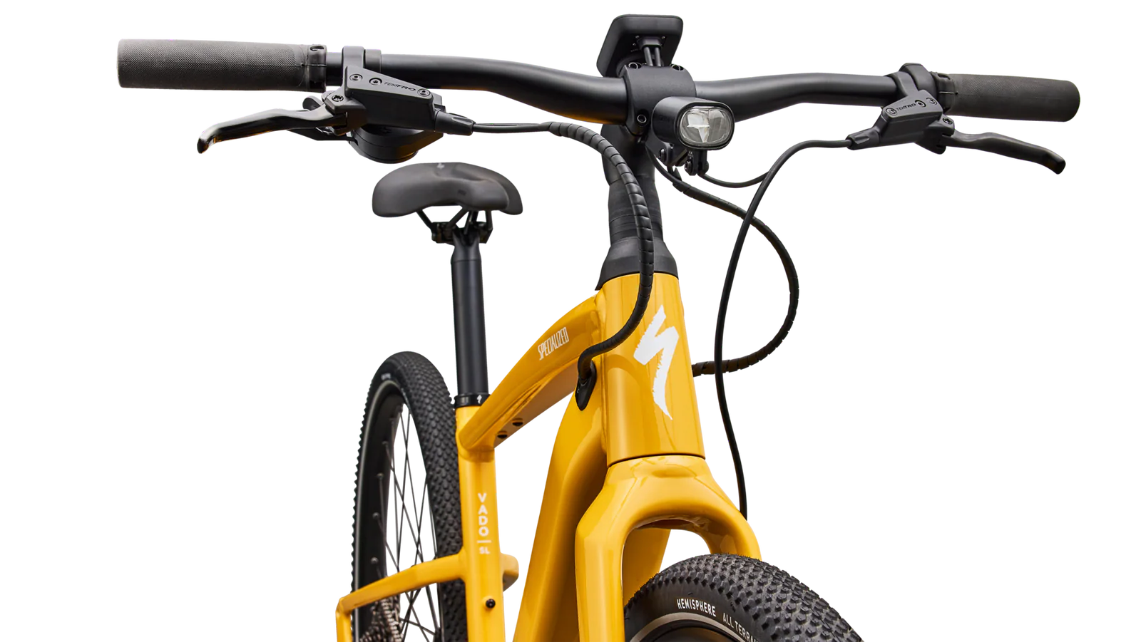 SPECIALIZED Turbo Vado SL 2 4.0 Ebike - GLOSS BRASSY YELLOW / METALLIC WHITE SILVER FROST REFLECTIVE - Image 5