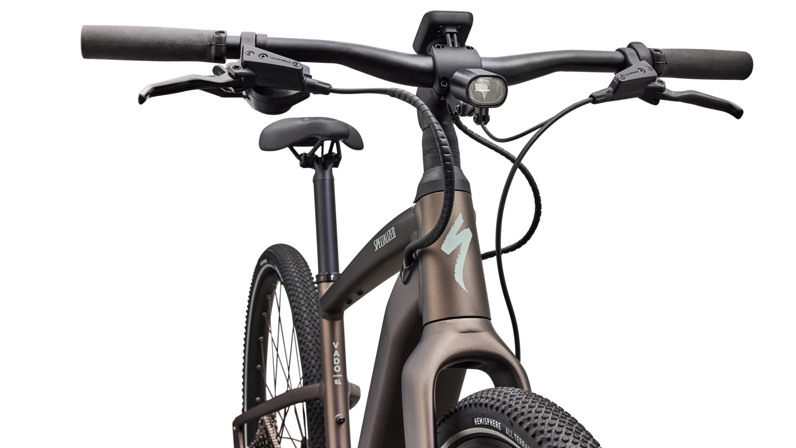 SPECIALIZED Turbo Vado SL 2 4.0 Ebike - SATIN GUN METAL / AGAVE GREY FROST REFLECTIVE - Image 5