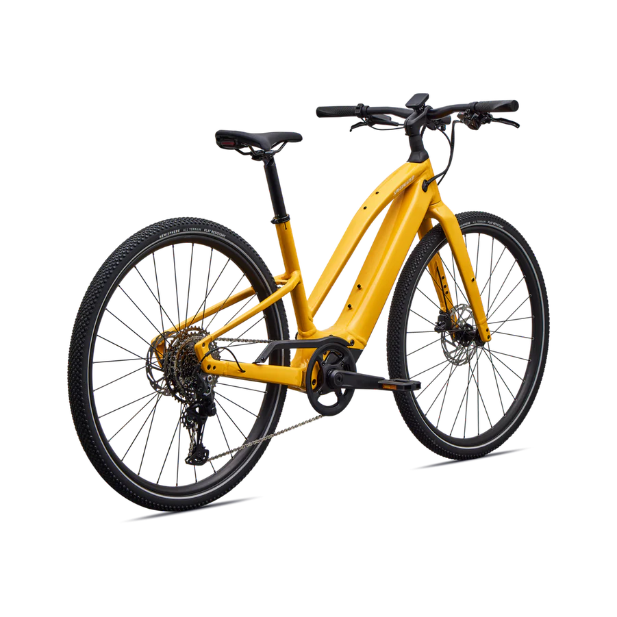 SPECIALIZED Turbo Vado SL 2 4.0 Step Through Ebike - GLOSS BRASSY YELLOW / METALLIC WHITE SILVER FROST REFLECTIVE - Image 3