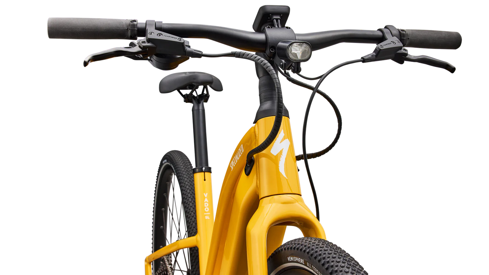 SPECIALIZED Turbo Vado SL 2 4.0 Step Through Ebike - GLOSS BRASSY YELLOW / METALLIC WHITE SILVER FROST REFLECTIVE - Image 5