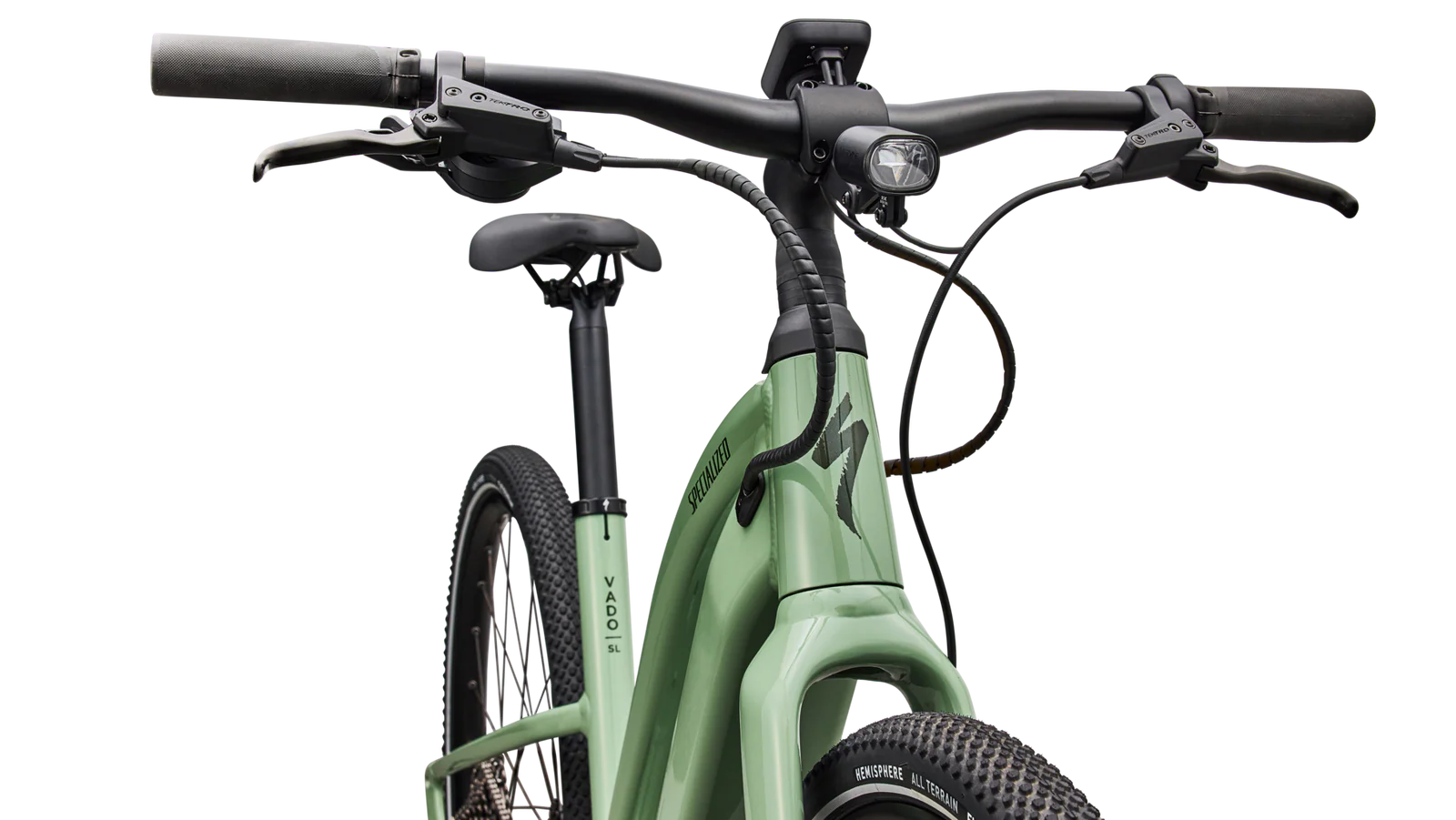 SPECIALIZED Turbo Vado SL 2 4.0 Step Through Ebike - GLOSS PISTACHIO / OAK GREEN METALLIC FROST REFLECTIVE - Image 5