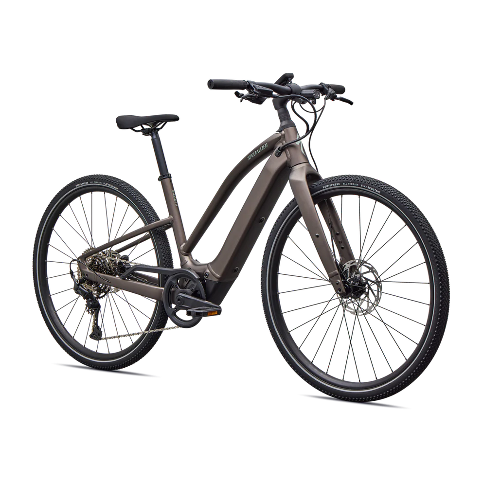 SPECIALIZED Turbo Vado SL 2 4.0 Step Through Ebike - SATIN GUN METAL / AGAVE GREY FROST REFLECTIVE - Image 2