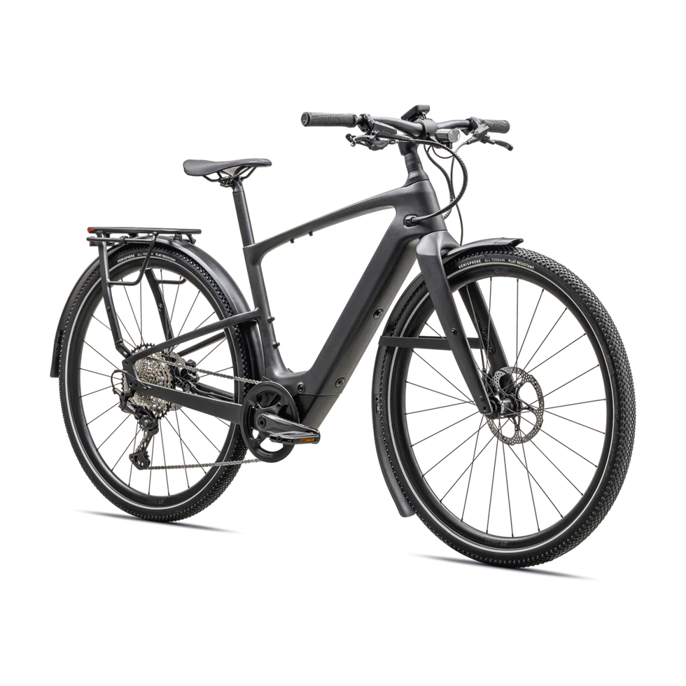 SPECIALIZED Turbo Vado SL 2 6.0 EQ Carbon Ebike - SATIN BLACK SPECKLE OVER CARBON / DOLOMITE METALLIC FROST REFLECTIVE - Image 2