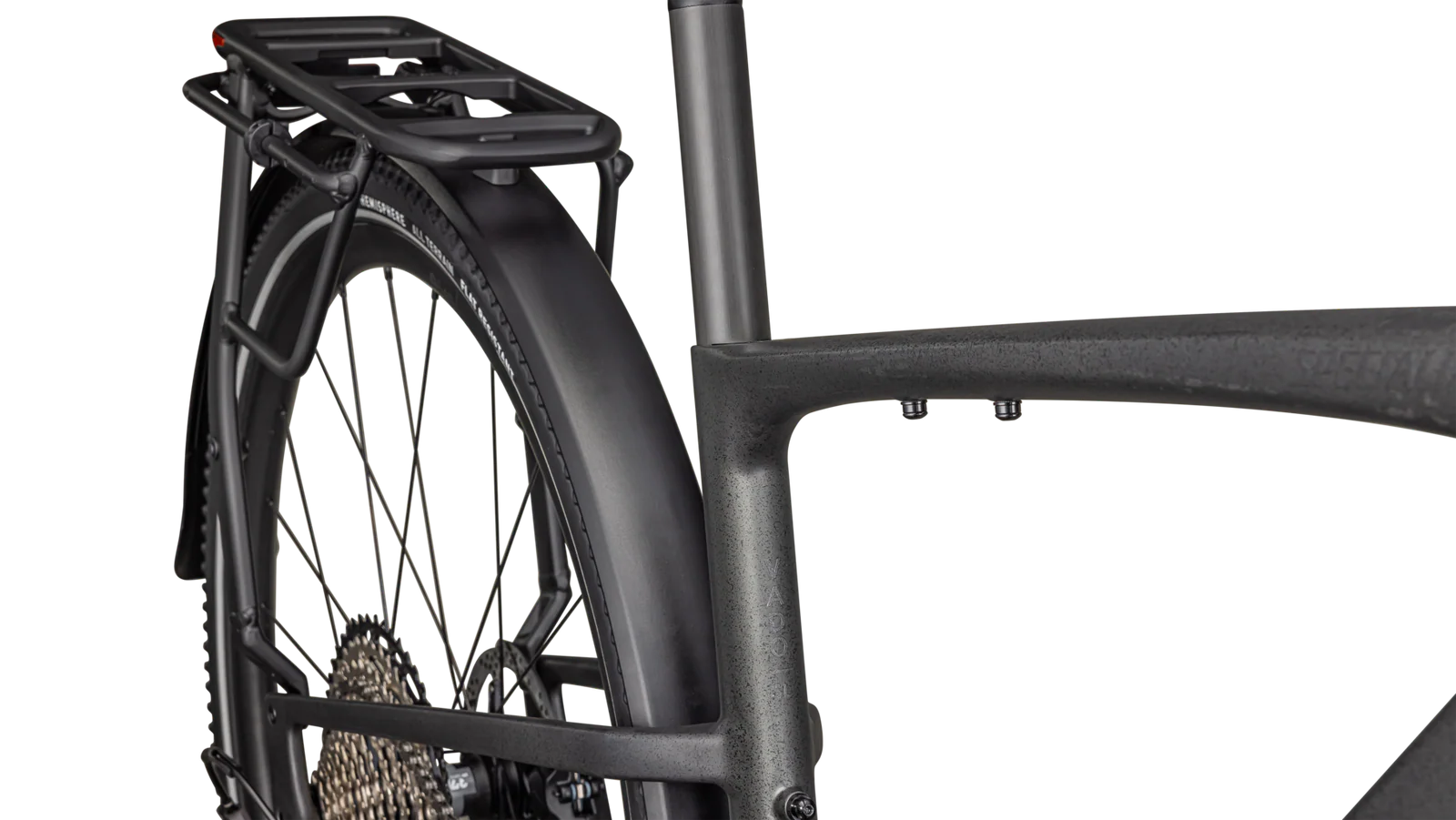 SPECIALIZED Turbo Vado SL 2 6.0 EQ Carbon Ebike - SATIN BLACK SPECKLE OVER CARBON / DOLOMITE METALLIC FROST REFLECTIVE - Image 6