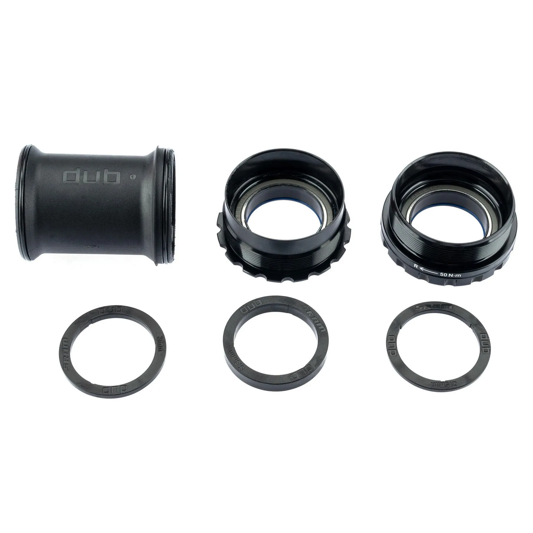 SRAM Bottom Bracket DUB T47 Road wide 77mm - Black - Image 2