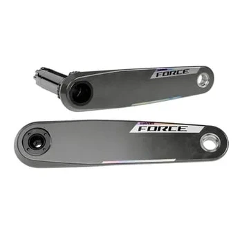 SRAM FORCE E1 AXS Crankarm Assembly DUB Wide - Black/Silver - Image 3