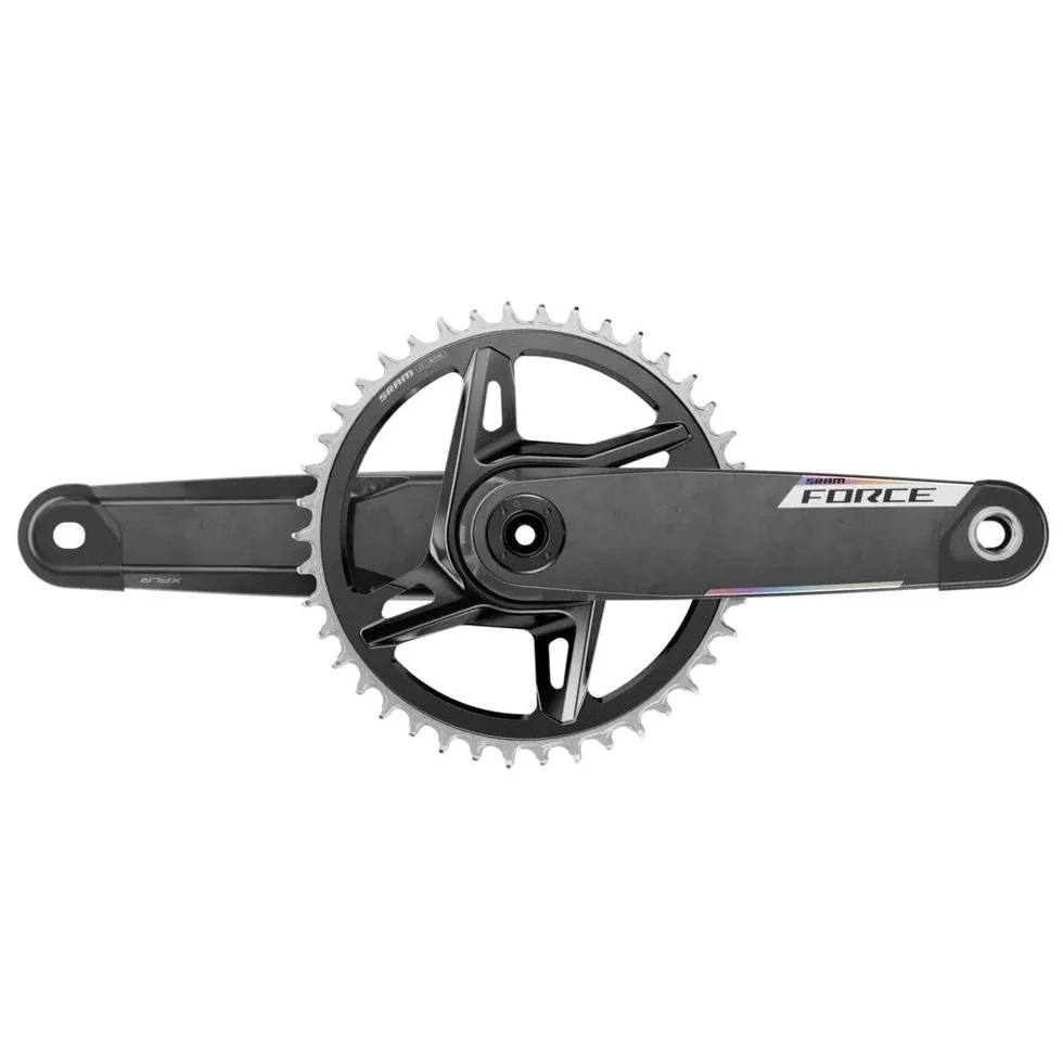 SRAM FORCE E1 AXS Crankset XPLR DUB Wide - Carbon/Black - Image 2