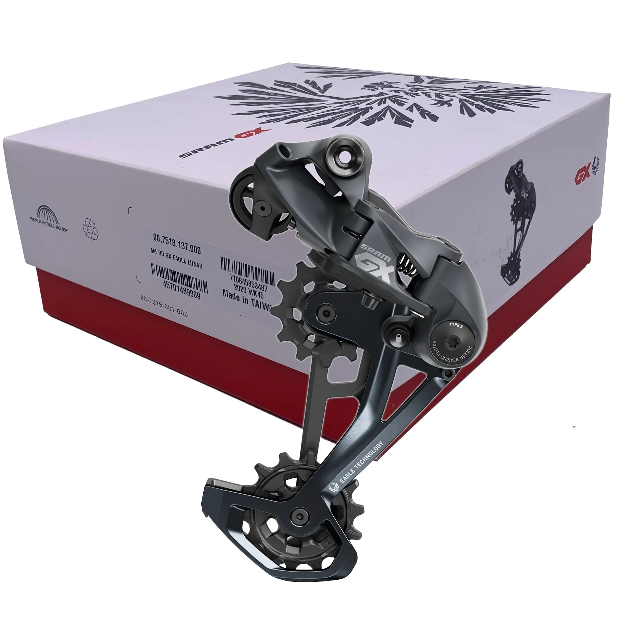 SRAM GX EAGLE Long Cage Rear Derailleur 52T - Lunar Grey - Image 3