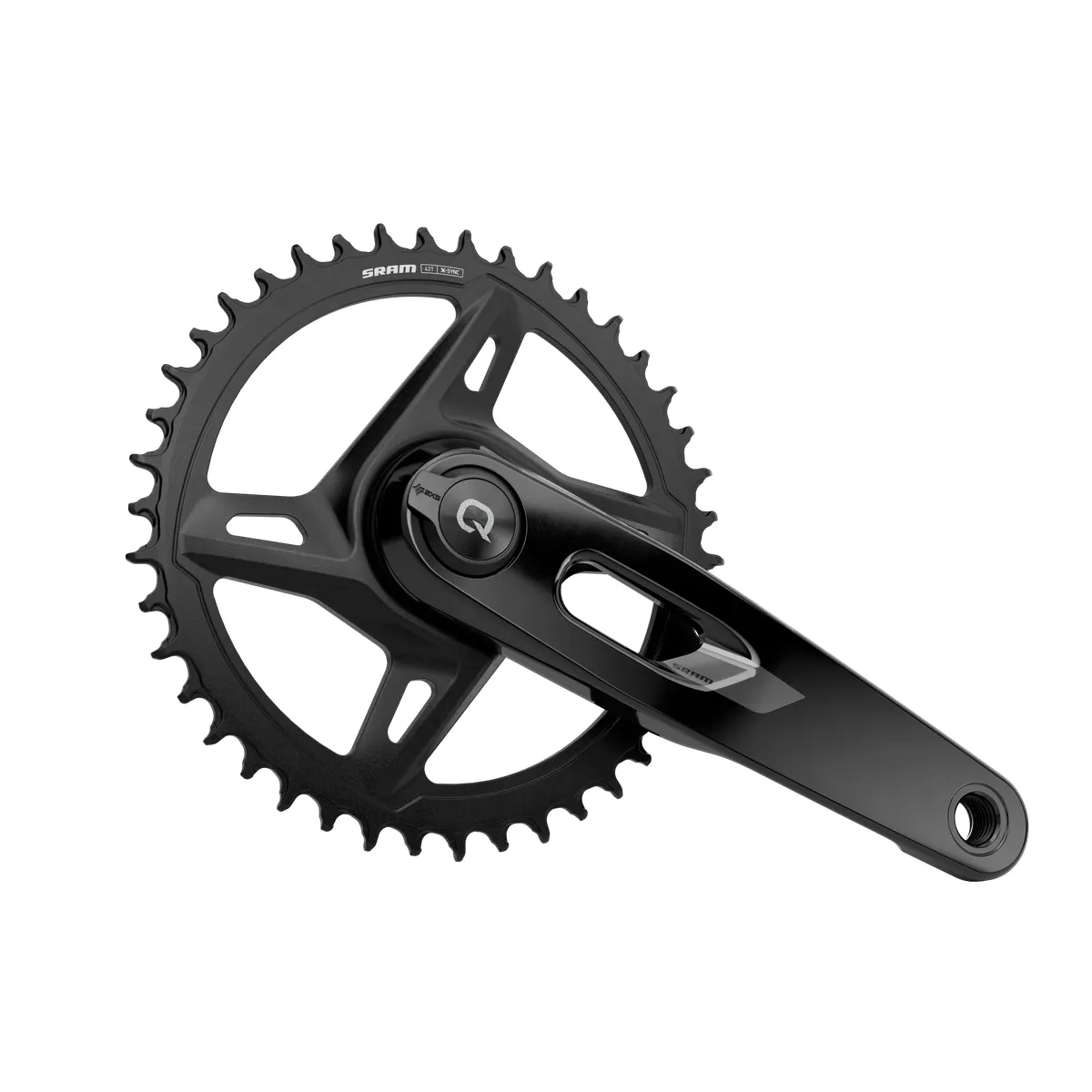SRAM Rival 1 XPLR AXS E1 DUB Wide Power Meter Crankset - Black - Image 3