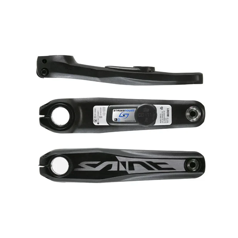STAGES CYCLING Power Meter Left Crankset Shimano Saint M820 - Shadow Grey