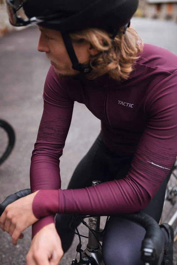 TACTIC Hard Day Long Sleeve Jersey - Berry archived - Image 3