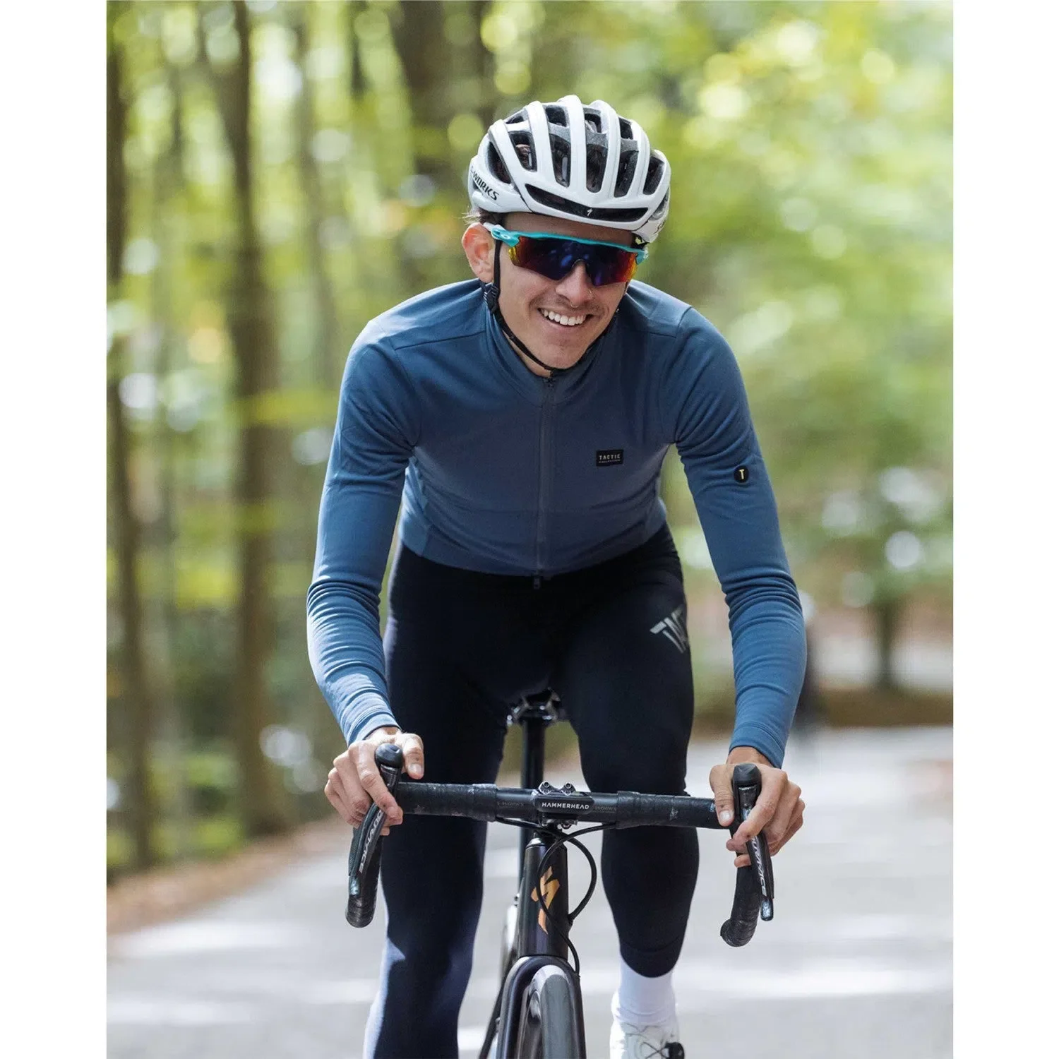 TACTIC Origin Long Sleeve Jersey - Blue - Image 3