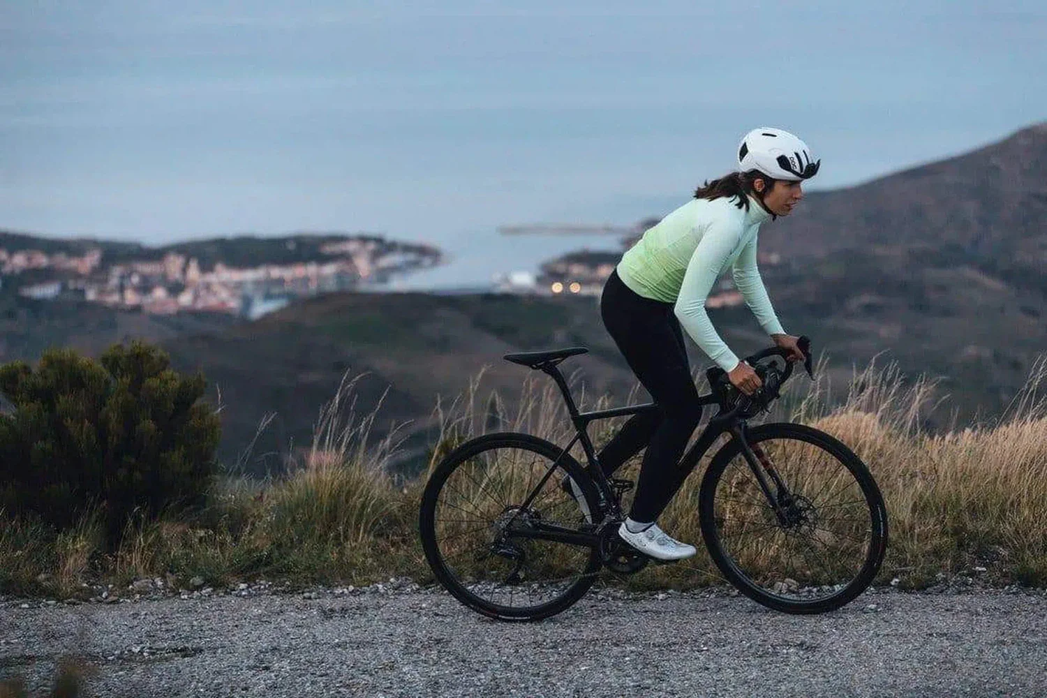 TACTIC Hard Day Long Sleeve Women Jersey - Lime archived - Image 4