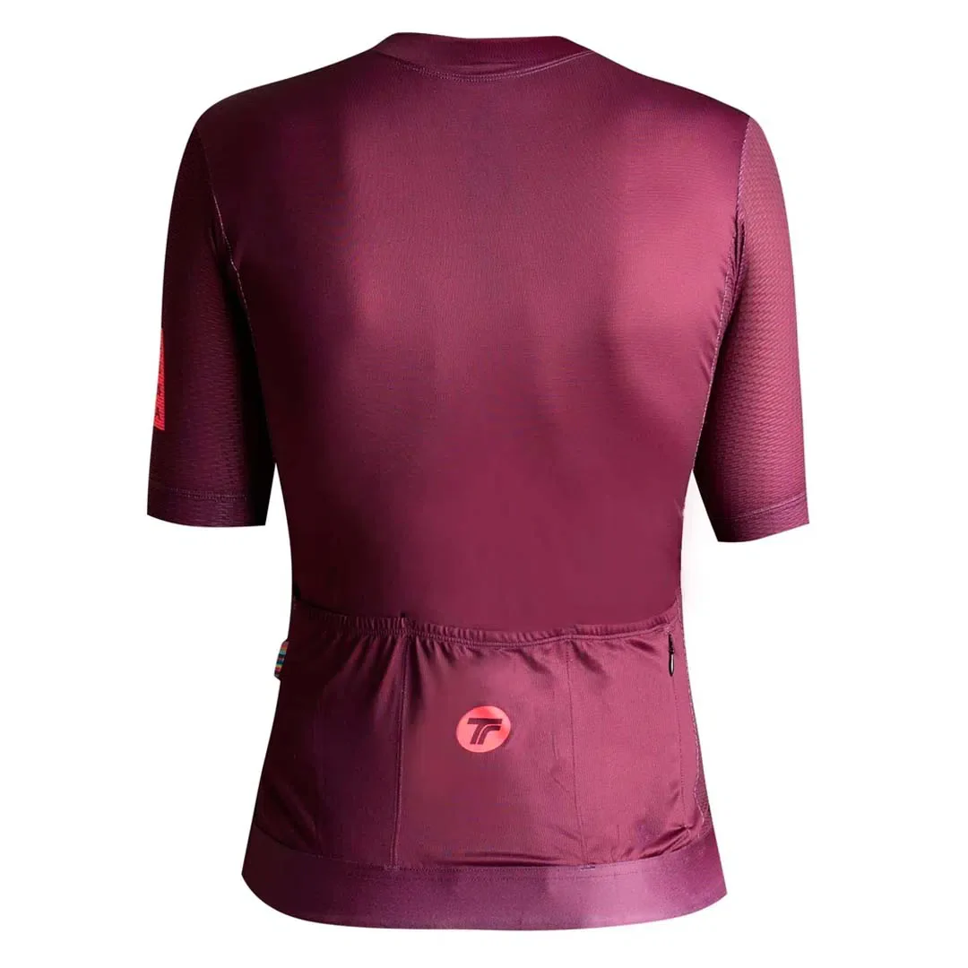TACTIC Short Sleeve Women Jersey - Burgundy - Image 2