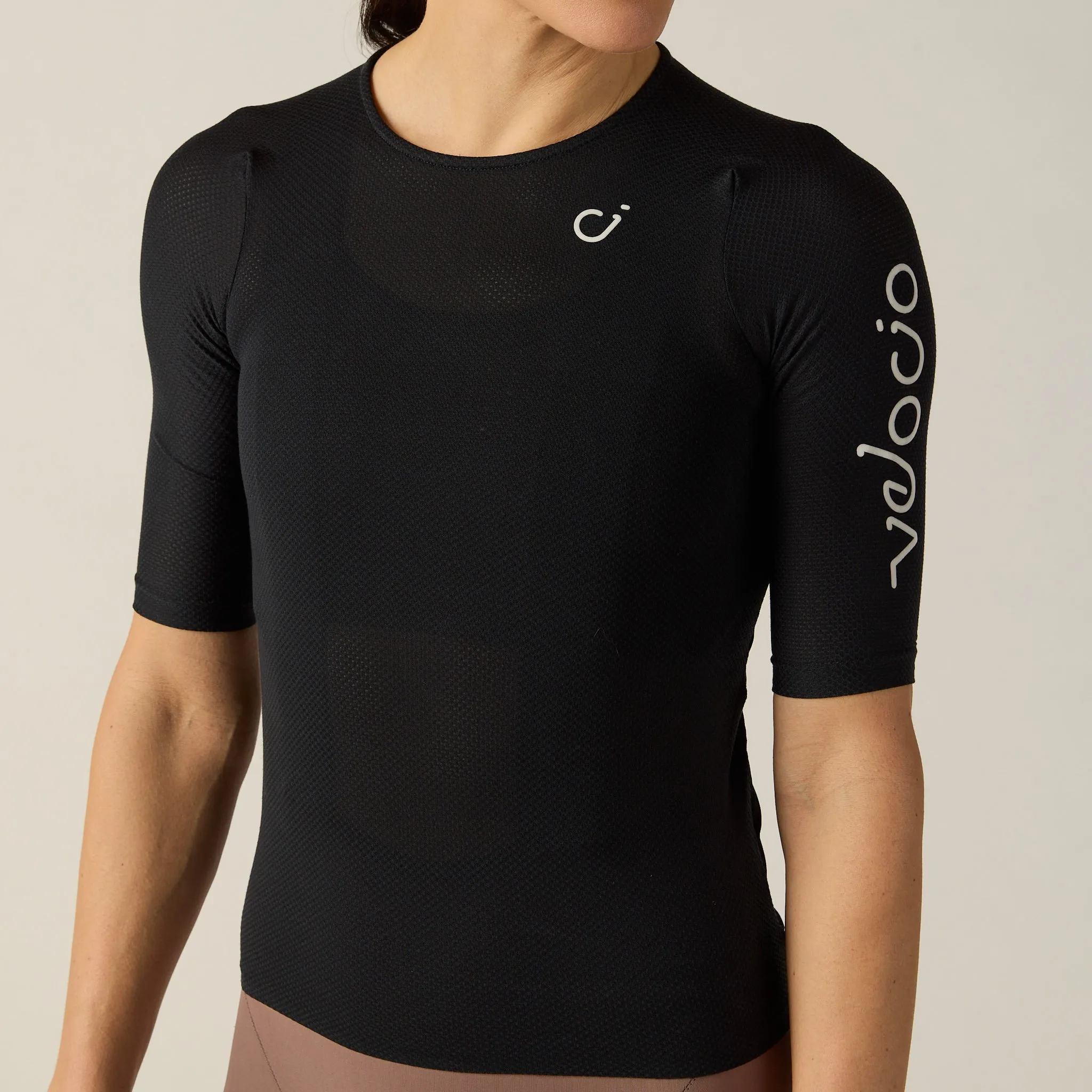 VELOCIO Concept Radiator Zipperless Women Jersey - Black - Image 2
