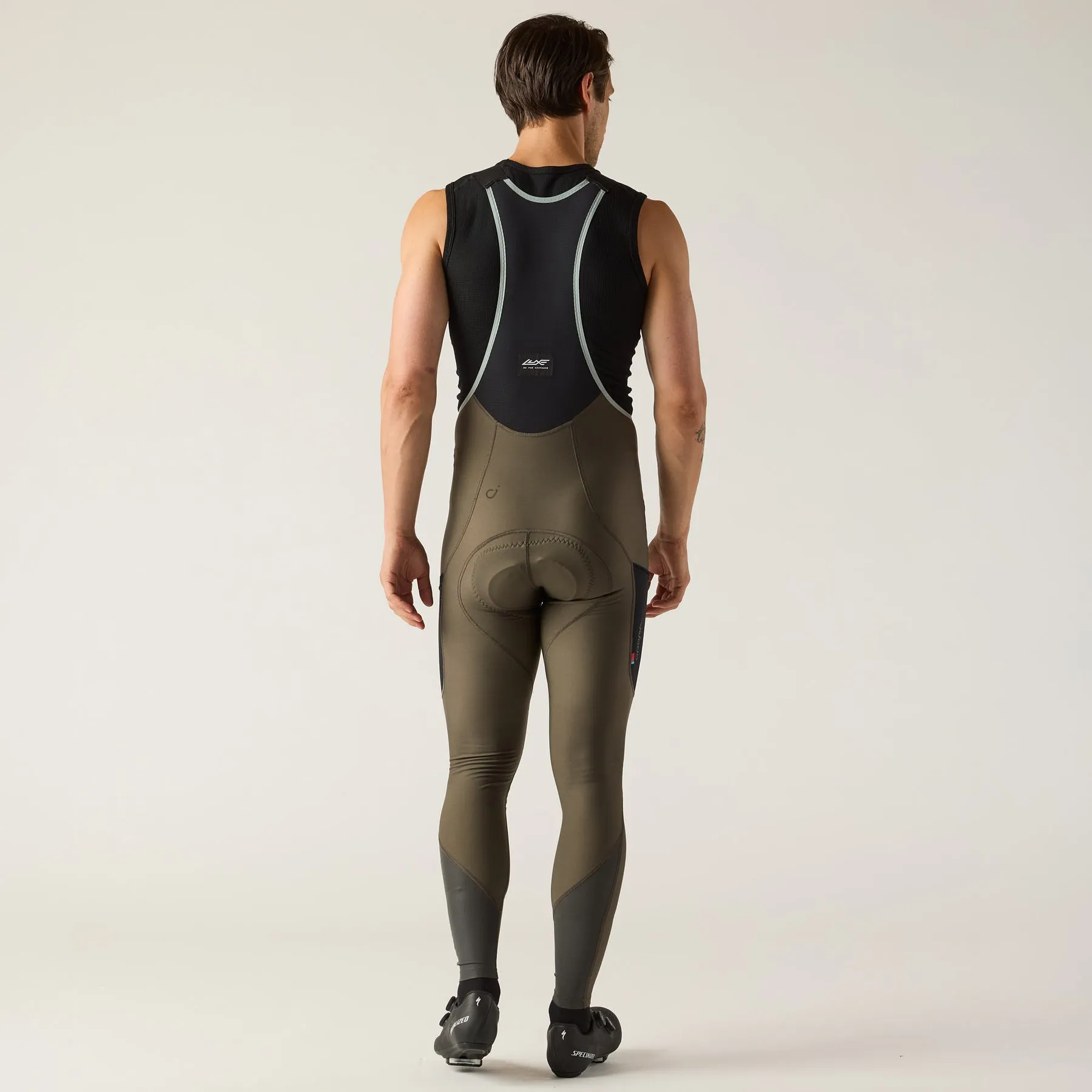 VELOCIO Luxe Thermal Bib Tight - Black Olive - Image 3