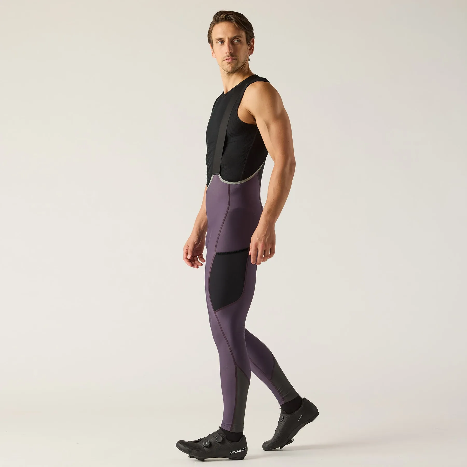 VELOCIO Luxe Thermal Bib Tights - Nightshade - Image 2