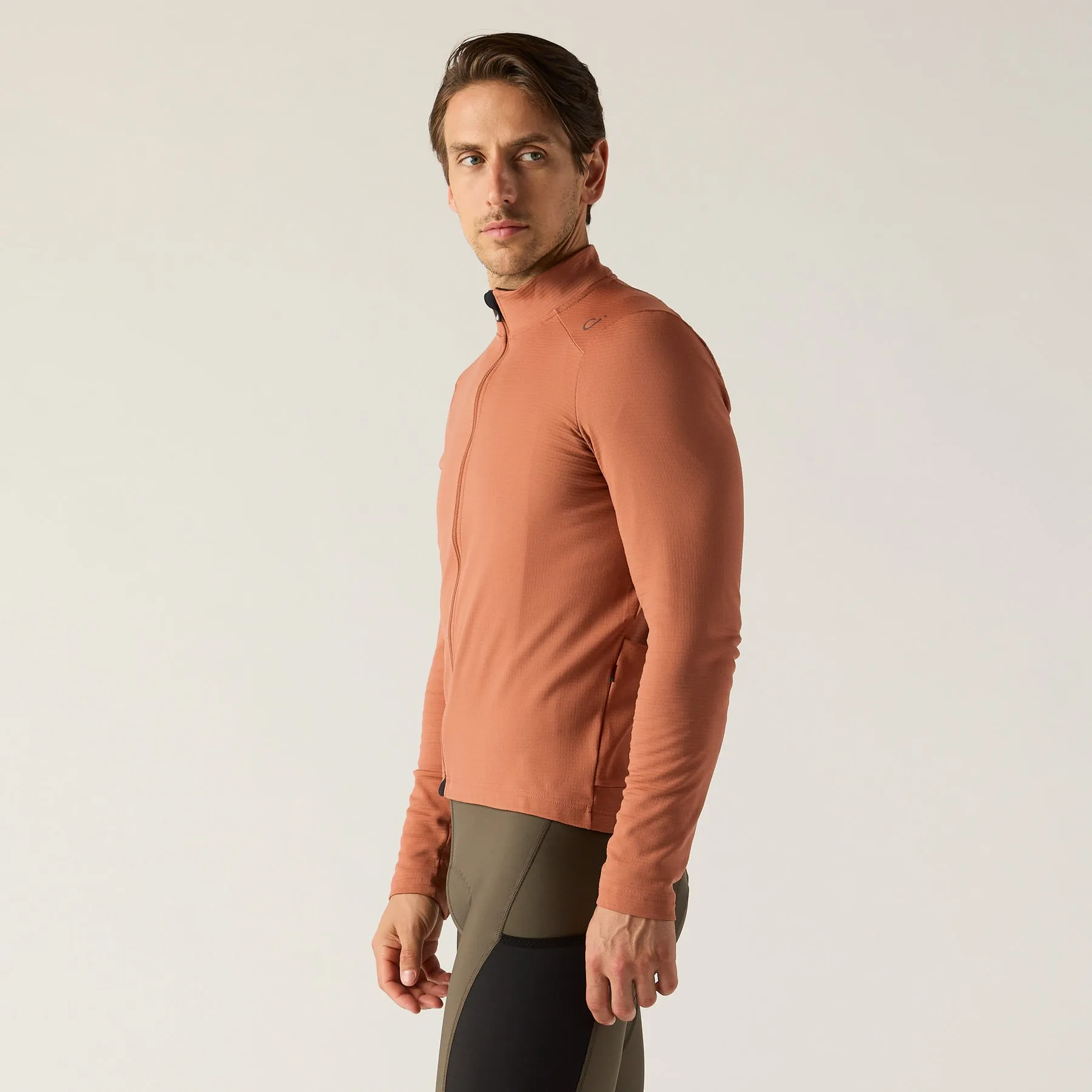 VELOCIO Luxe Thermal Long Sleeve - Copper Brown - Image 4