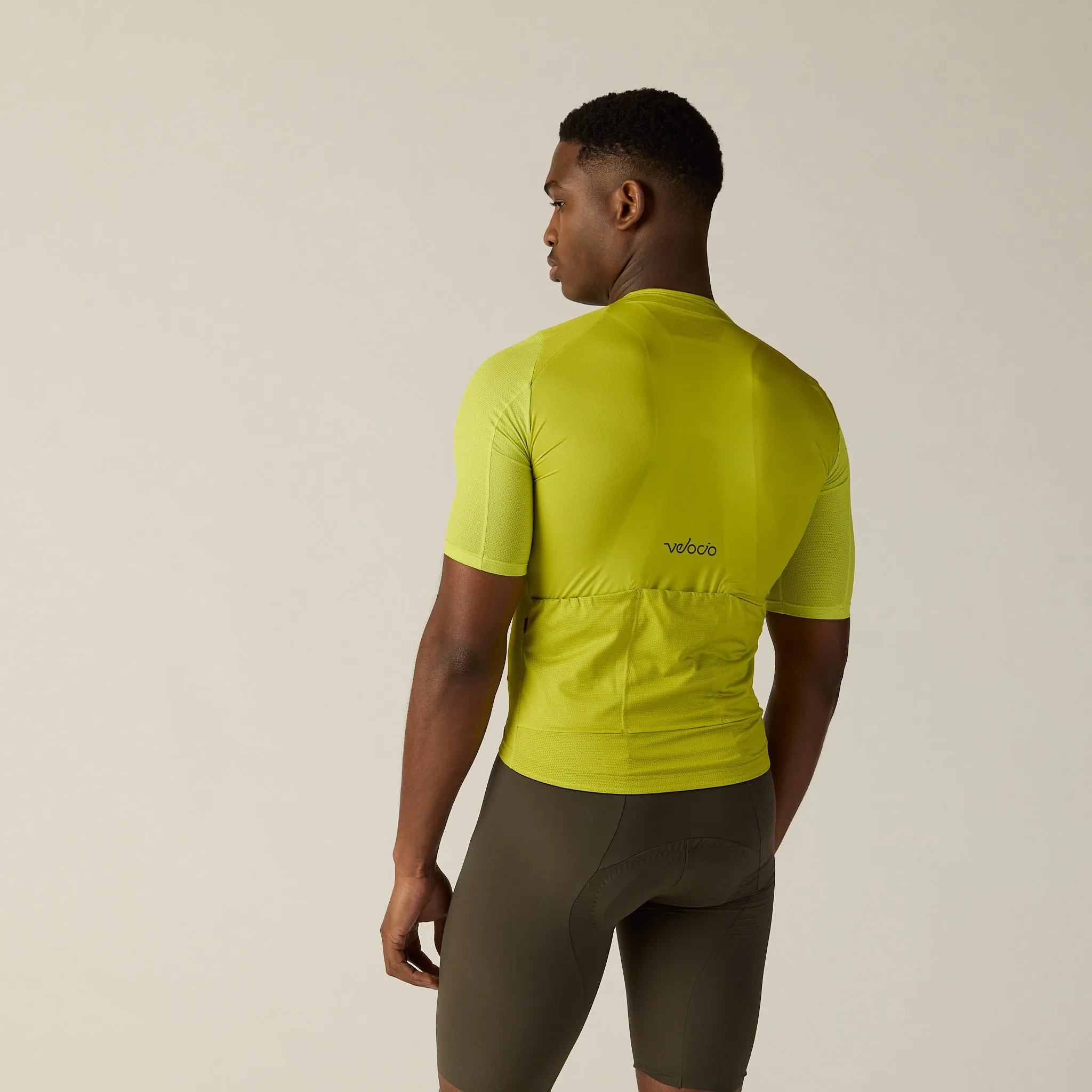 VELOCIO Luxe Ultralight Jersey - Bright Chartreuse - Image 2