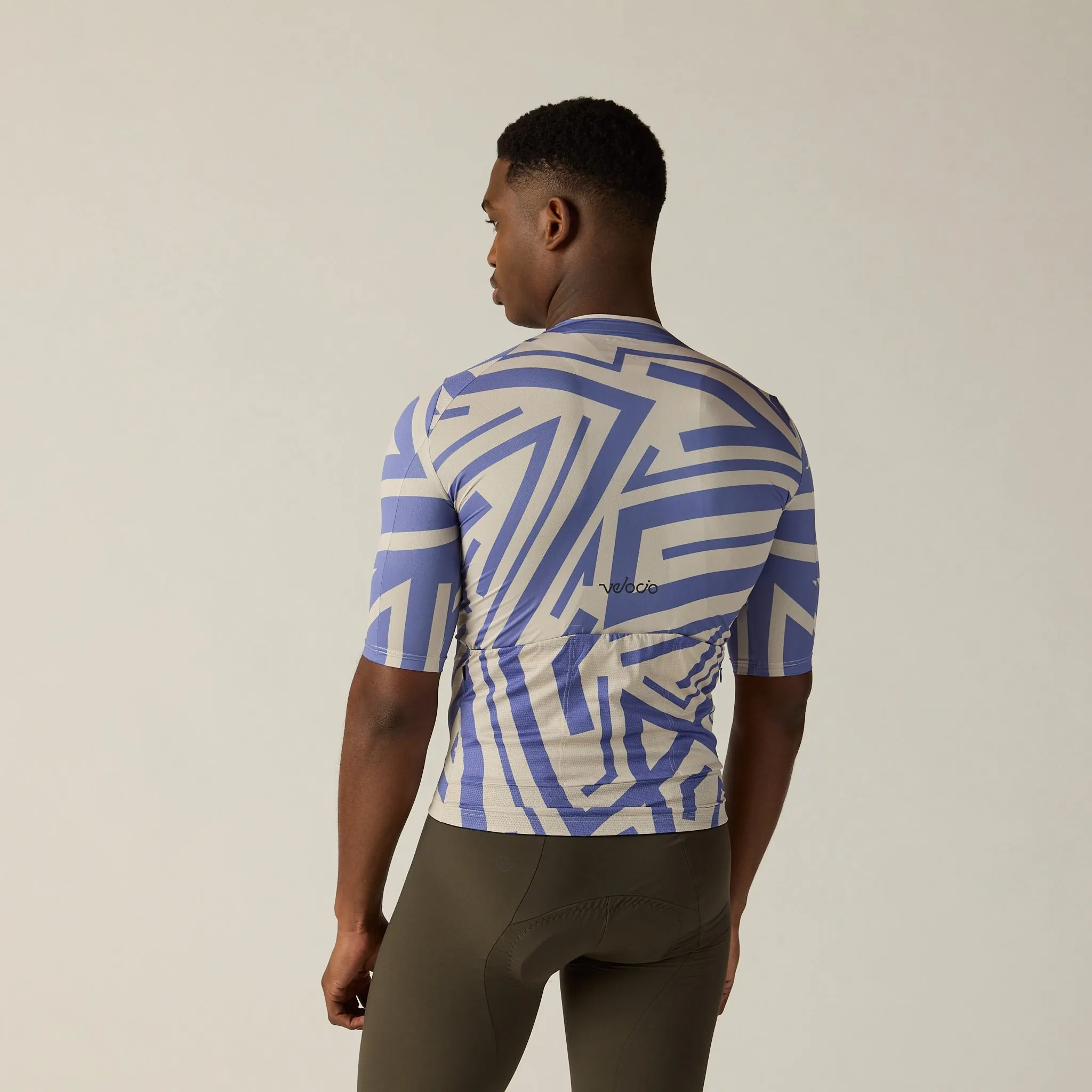 VELOCIO Luxe Ultralight Se Jersey - Lines Peri - Image 2