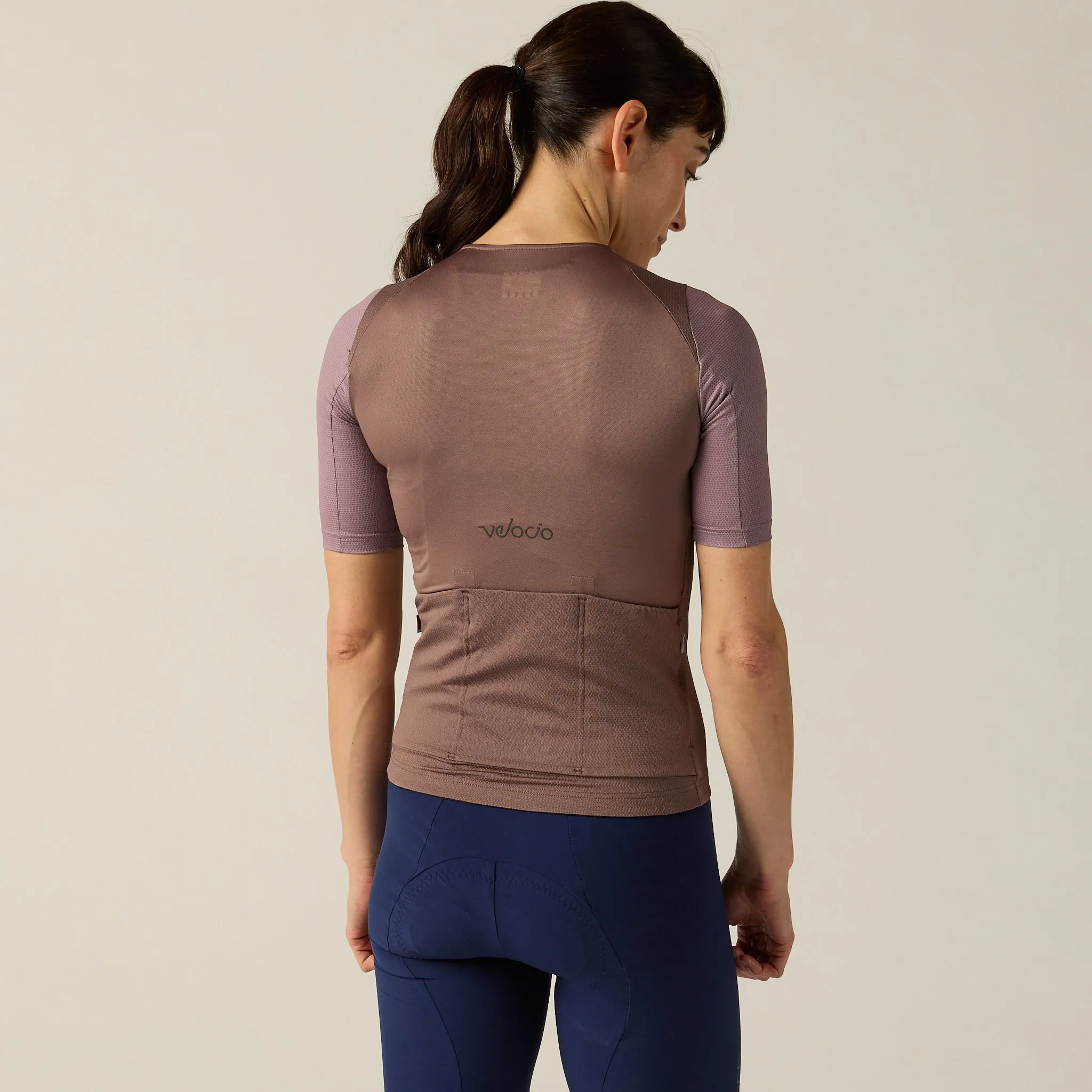 VELOCIO Luxe Ultralight Women Jersey - Plum Truffle - Image 2