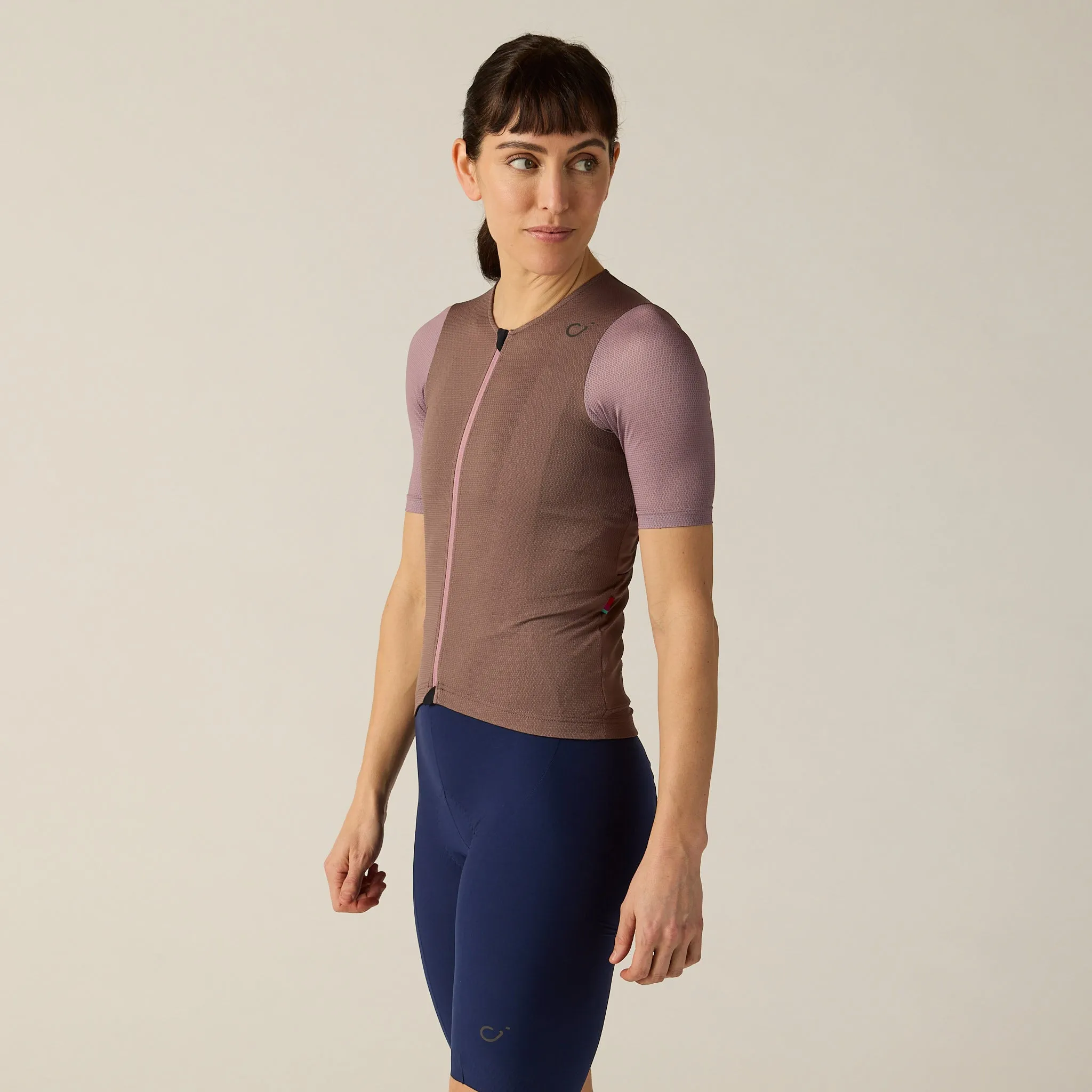 VELOCIO Luxe Ultralight Women Jersey - Plum Truffle - Image 3