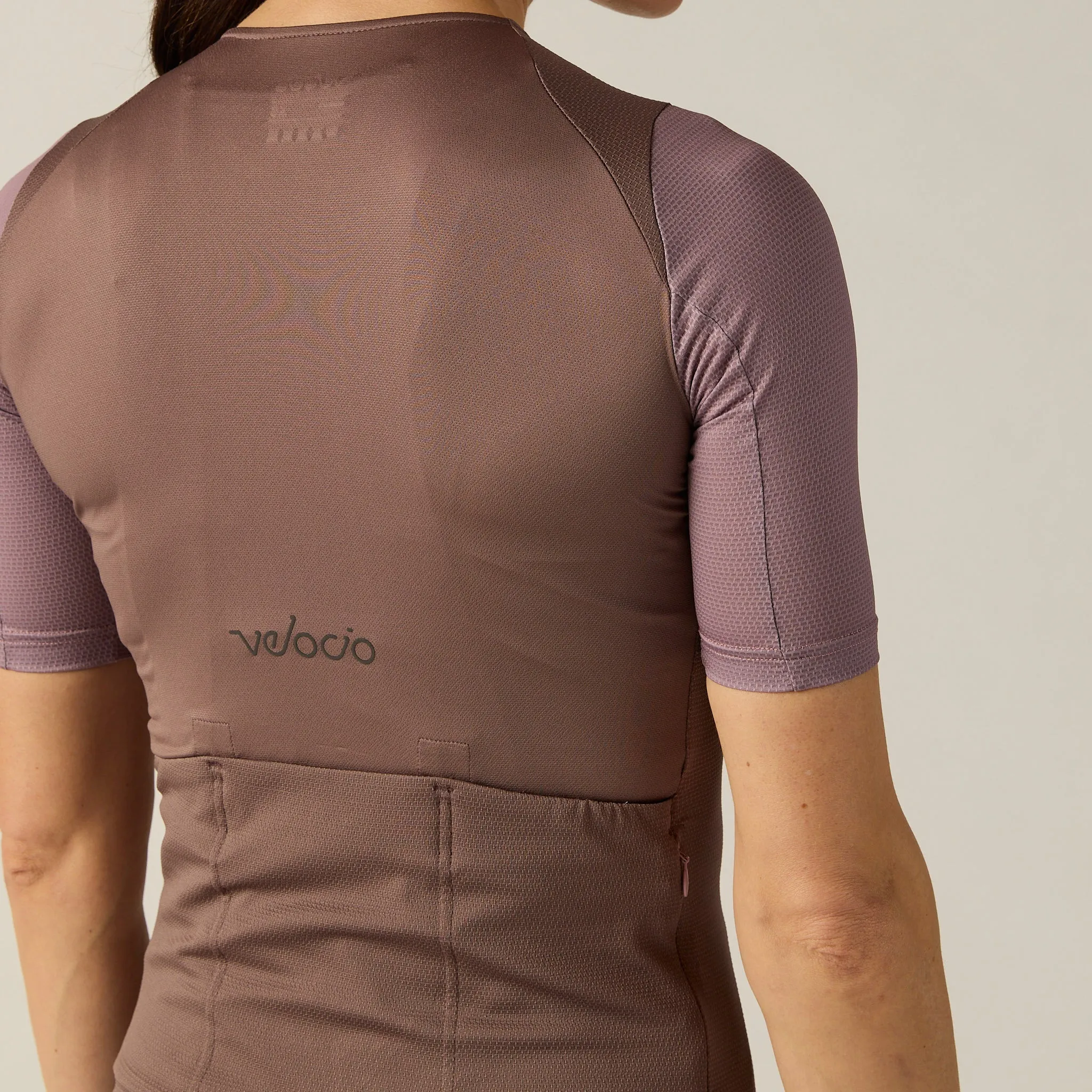 VELOCIO Luxe Ultralight Women Jersey - Plum Truffle - Image 5