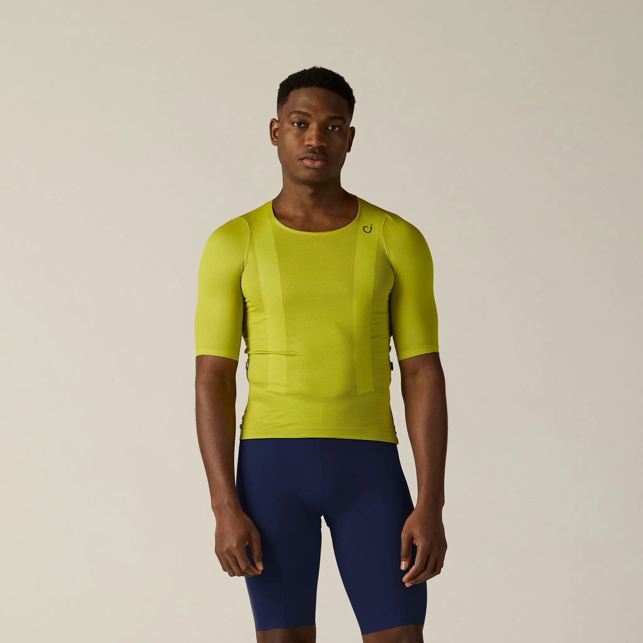 VELOCIO Luxe Ultralight Zipperless Jersey - Bright Chartreuse - Image 4