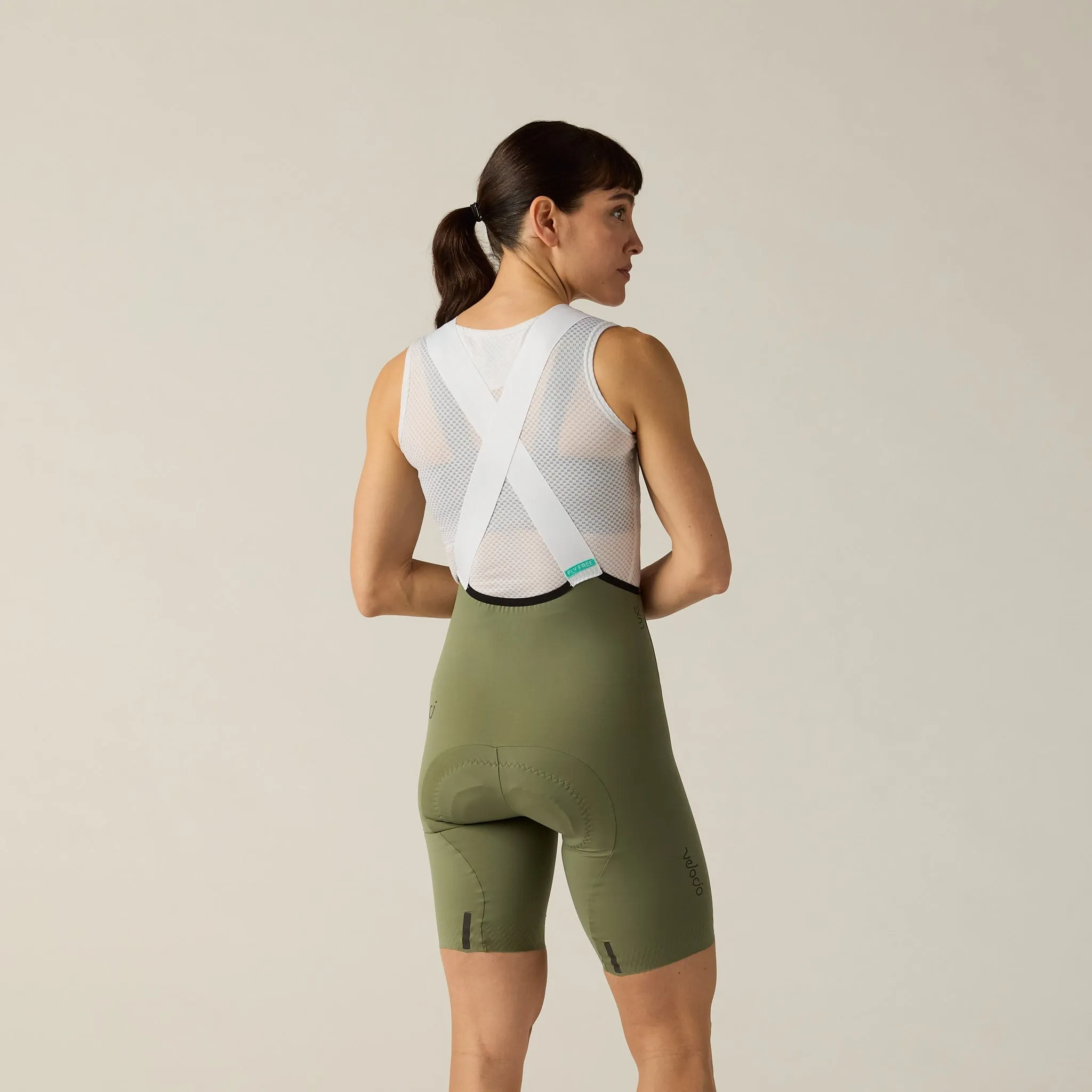 VELOCIO Luxe Women Bib Short 2026 - Deep Lichen - Image 2