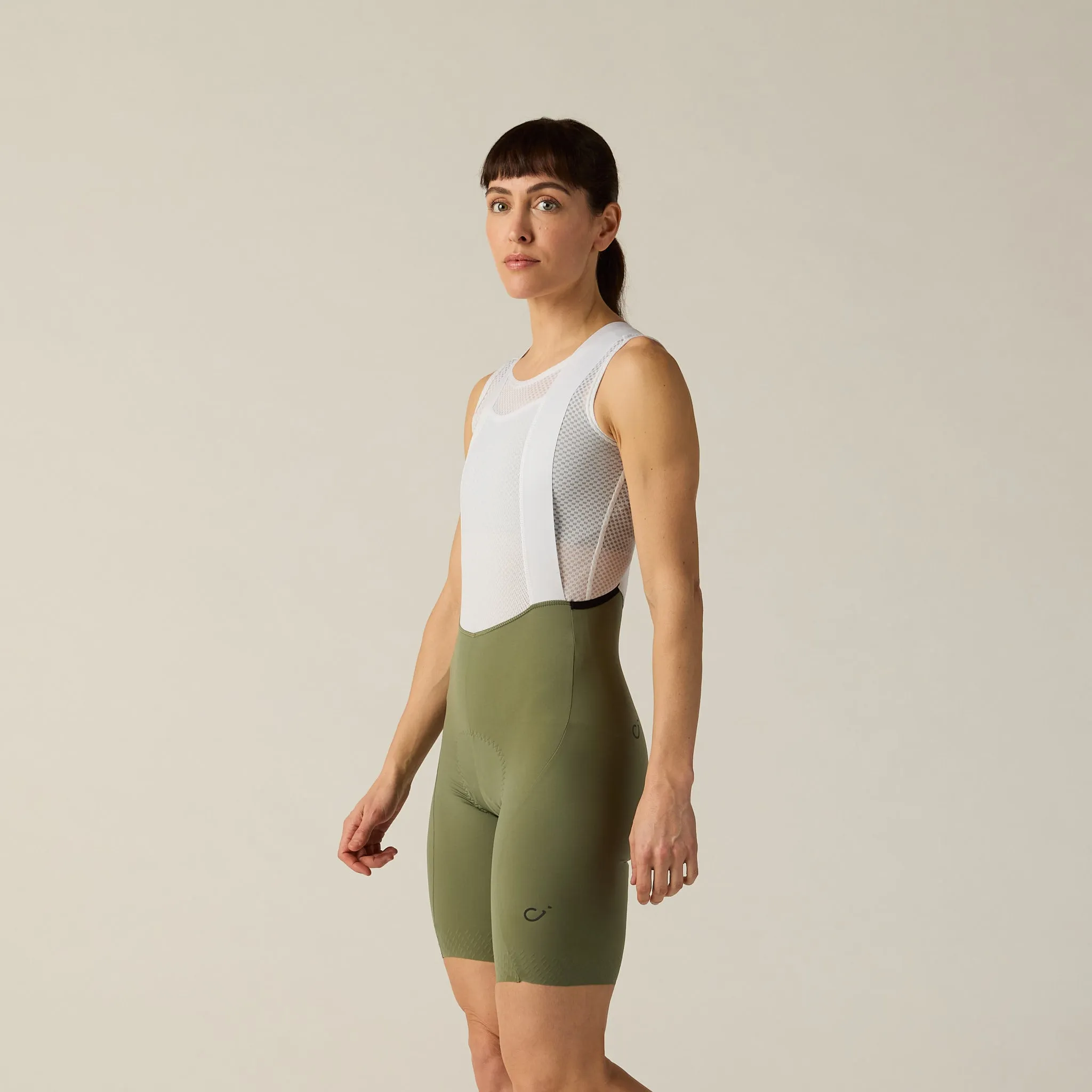VELOCIO Luxe Women Bib Short 2026 - Deep Lichen - Image 3