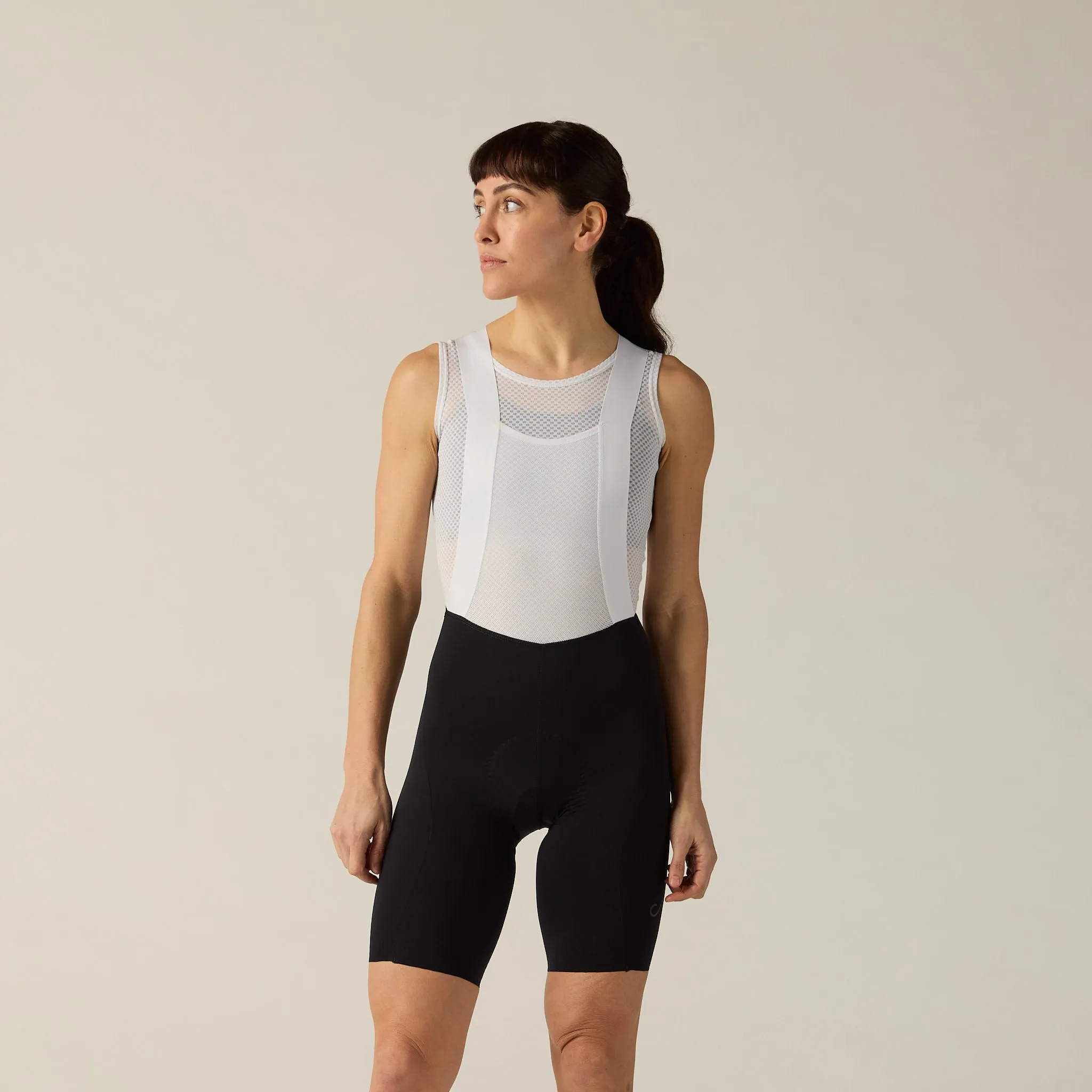 VELOCIO Luxe Women Bib Short - Black