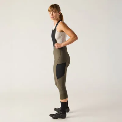 VELOCIO Luxe Women Thermal Cargo Bib Knicker - Black Olive - Image 2