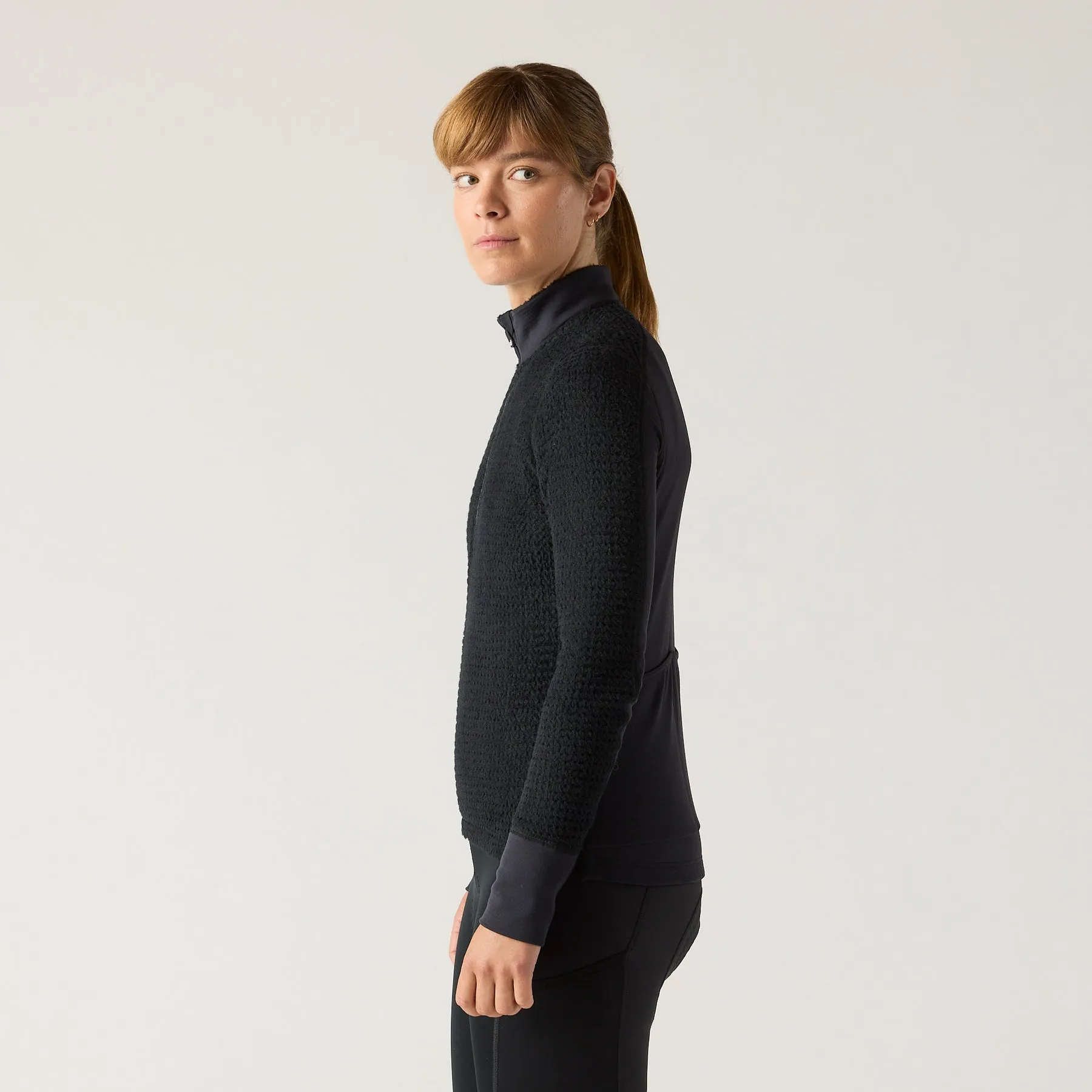 VELOCIO Alpha Women Long Sleeve Jacket - Black - Image 3