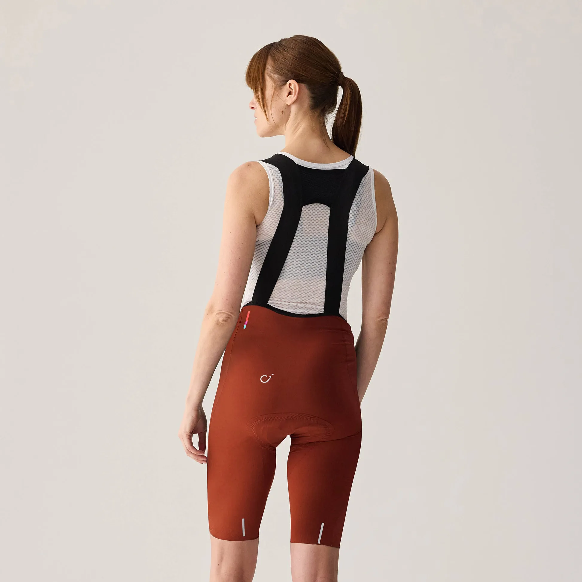 VELOCIO Women's Concept Bib Short - Smoked Paprika - Image 2