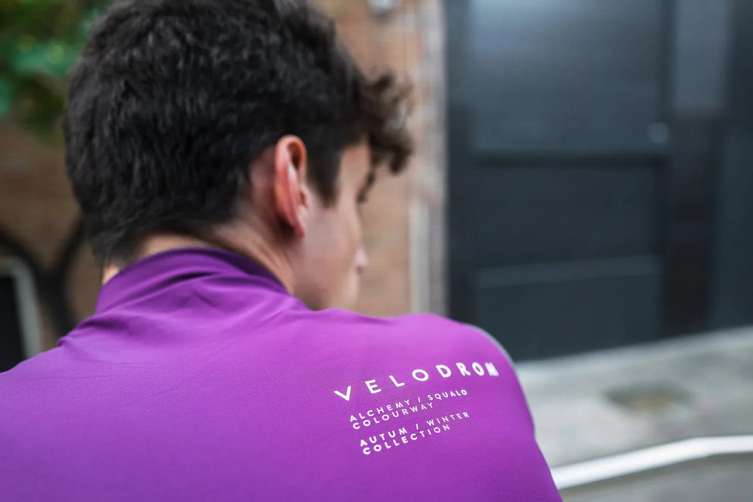 VELODROM DualC Long Sleeve Jersey - Dark Magenta/Grey - Image 5
