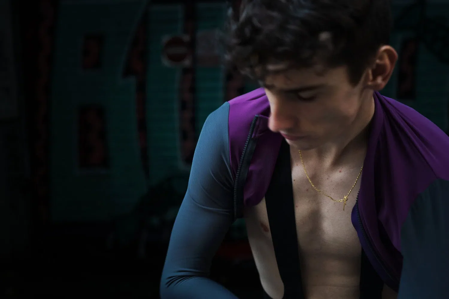VELODROM DualC Long Sleeve Jersey - Dark Magenta/Grey - Image 6