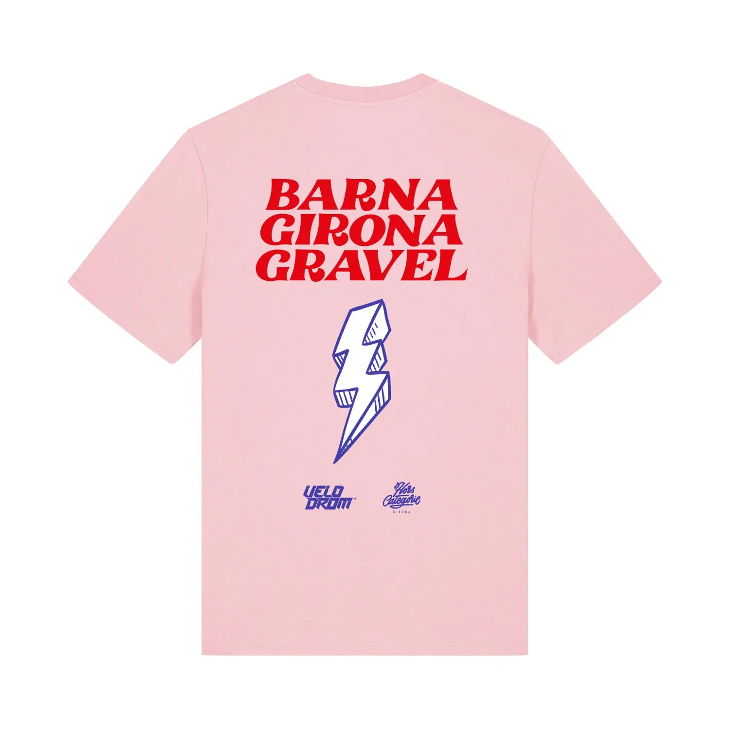 VELODROM Tshirt Barna Girona Gravel - Strawberry - Image 2