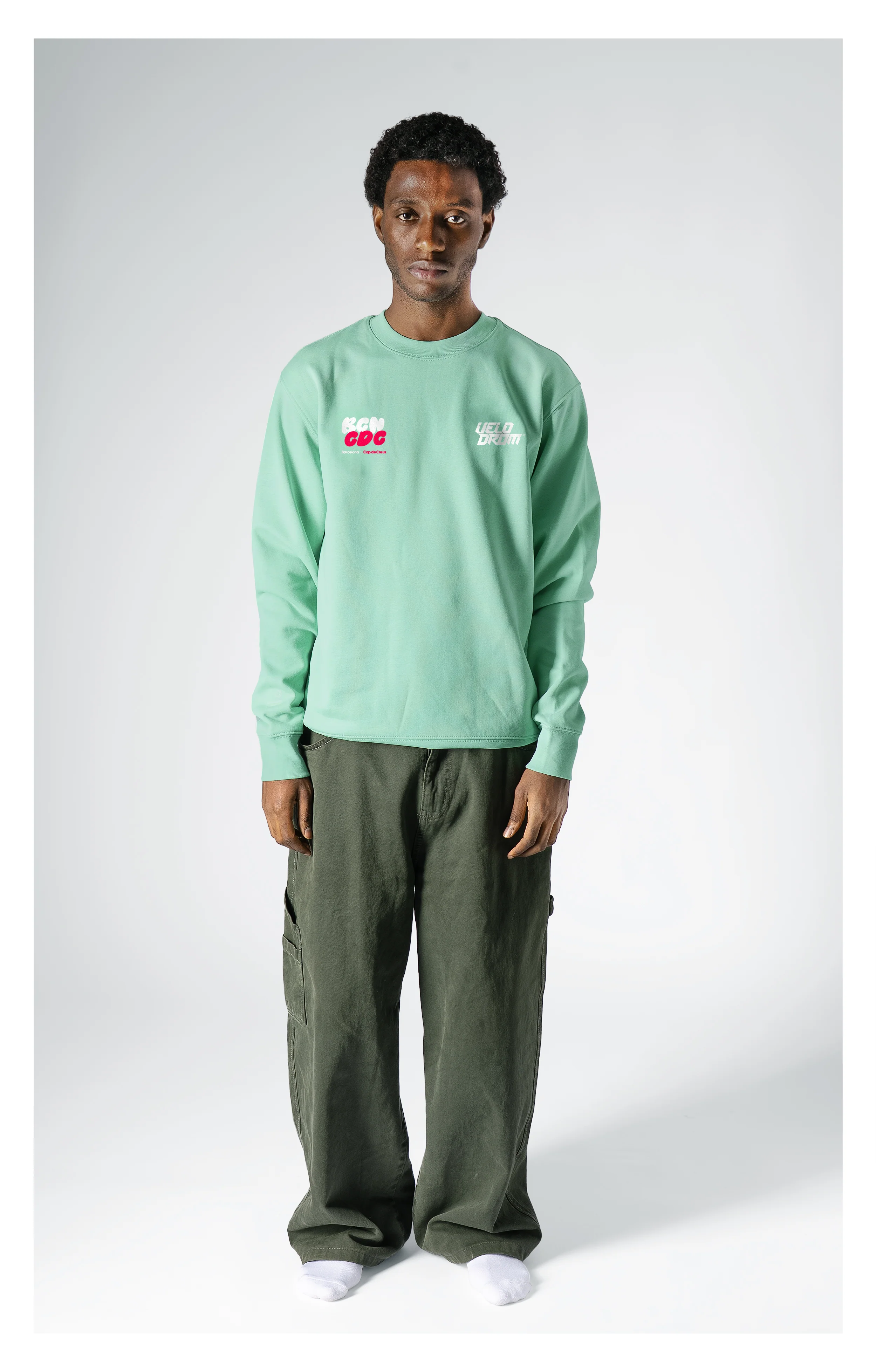 VELODROM BCN CDC Sweatshirt - Ocean Blue Mist - Image 3