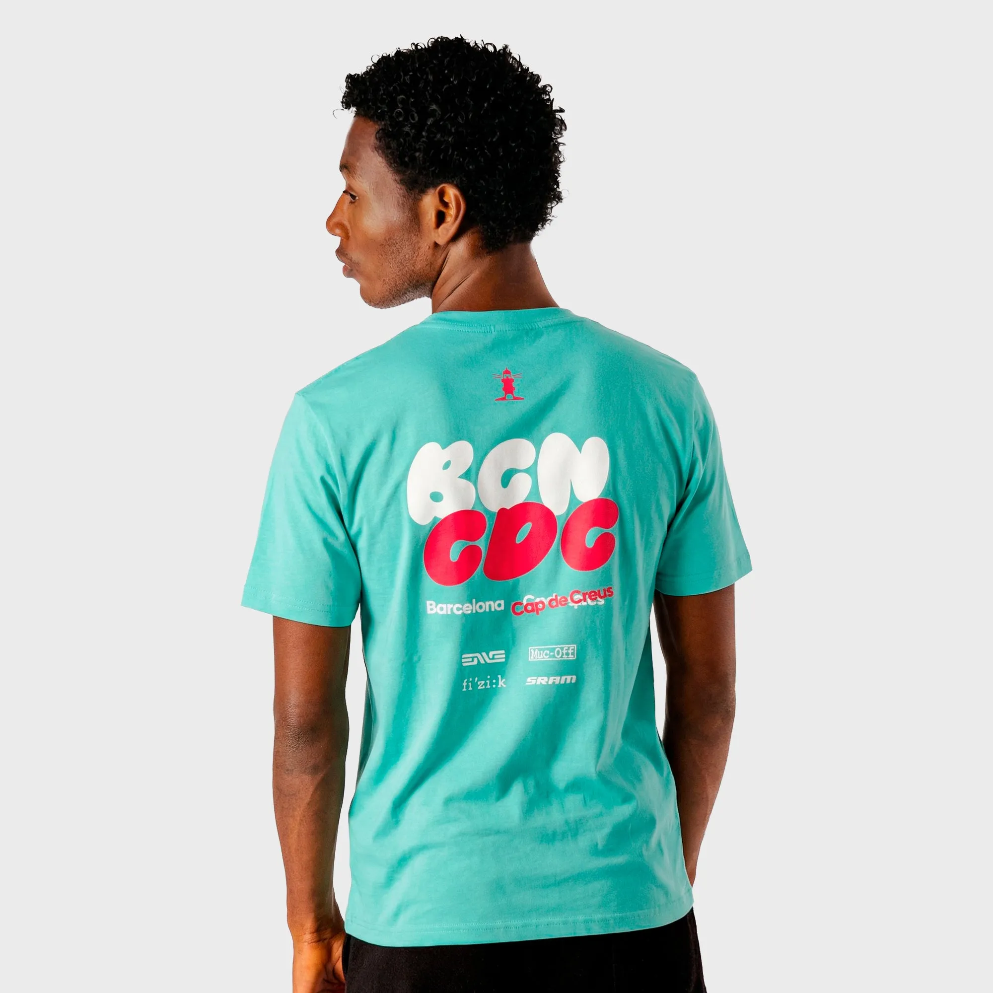 VELODROM BCN CDC Tshirt - Ocean Blue Mist - Image 2