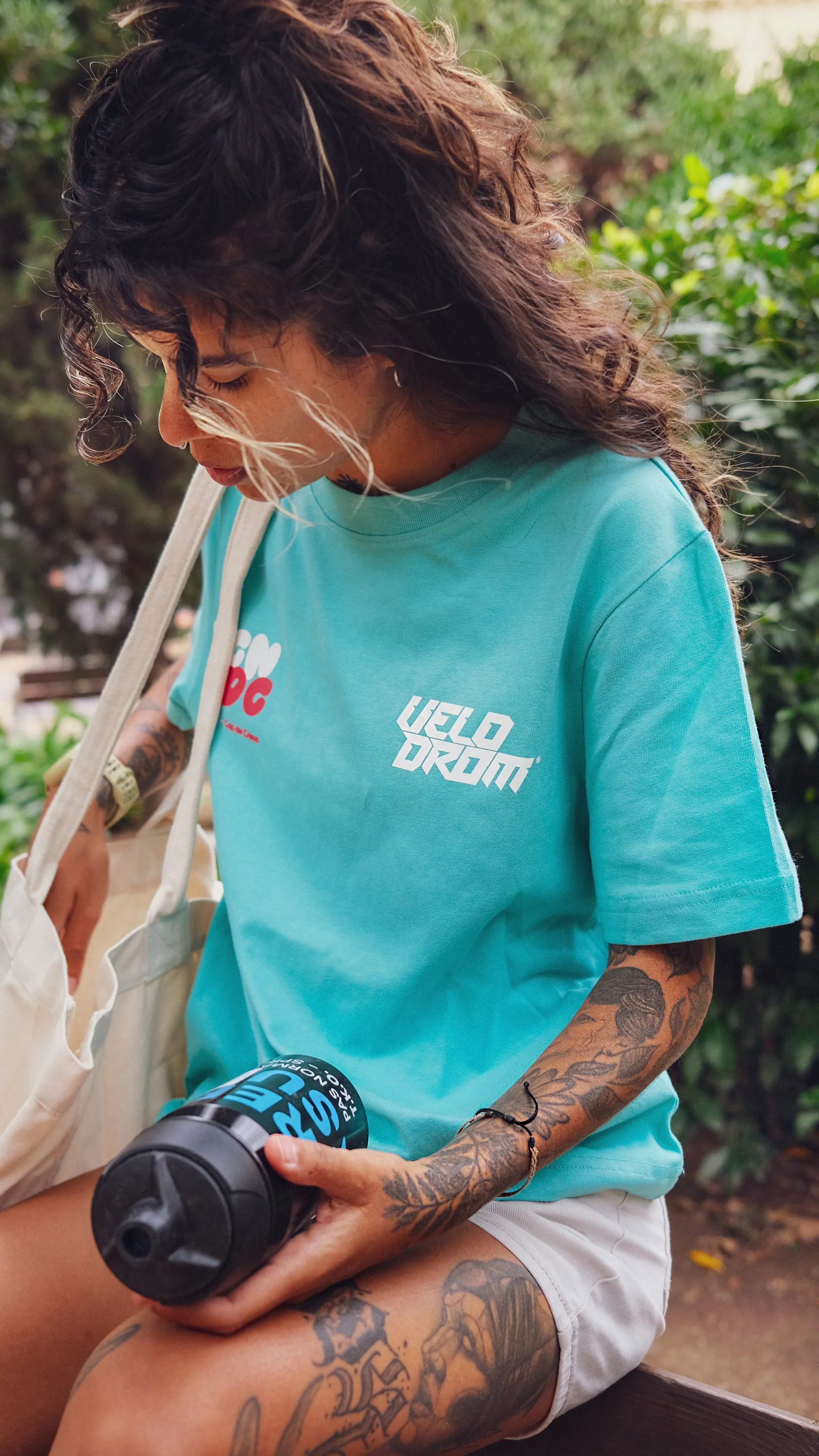 VELODROM BCN CDC Tshirt - Ocean Blue Mist - Image 4