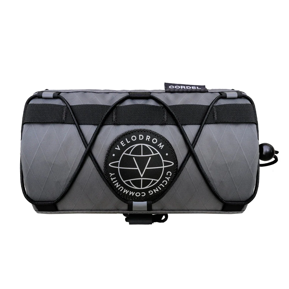 VELODROM by Cordel Durum Handlebar Bag - Grey/Orange
