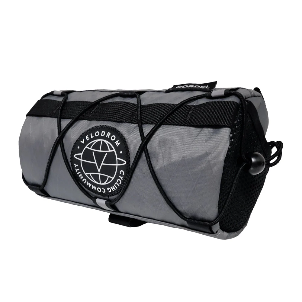 VELODROM by Cordel Durum Handlebar Bag - Grey/Orange - Image 2