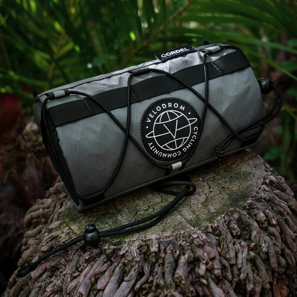 VELODROM by Cordel Durum Handlebar Bag - Grey/Orange - Image 4