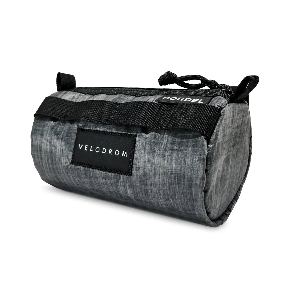 VELODROM by Cordel Durum Mini Handlebar Bag - Classic Graphic Grey Metallic - Image 2