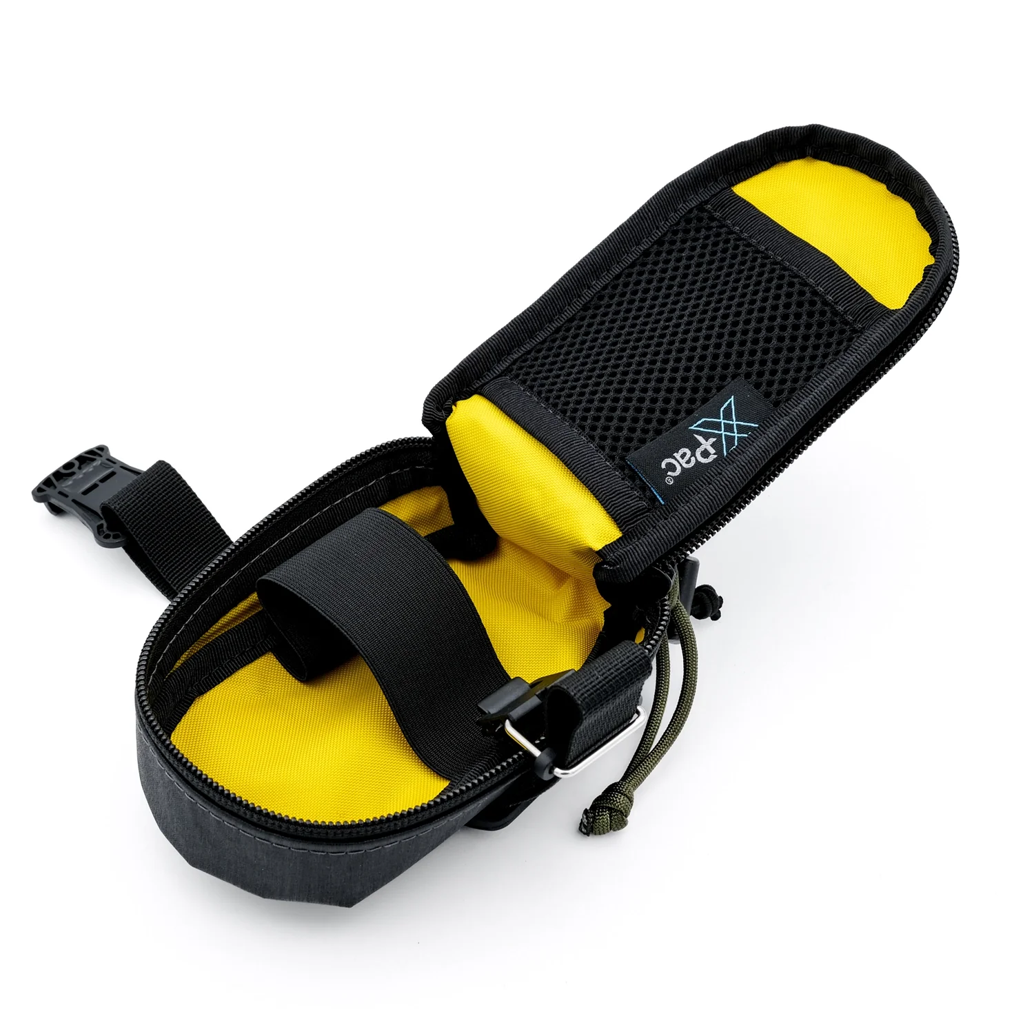 VELODROM RaceDay by Cordel Saddle Bag - Heavy Graphic Black/Sand - Image 4