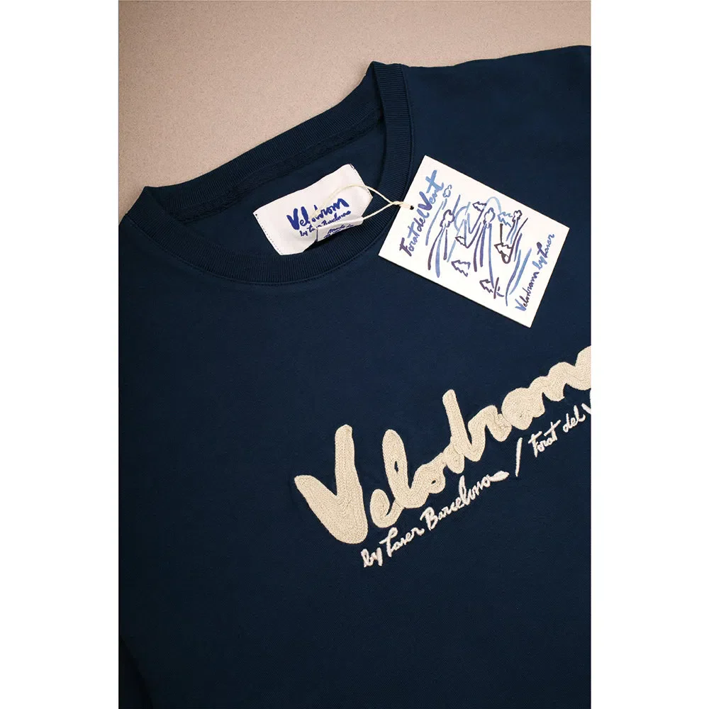 VELODROM by LASER Forat Del Vent Tshirt - Navy - Image 3