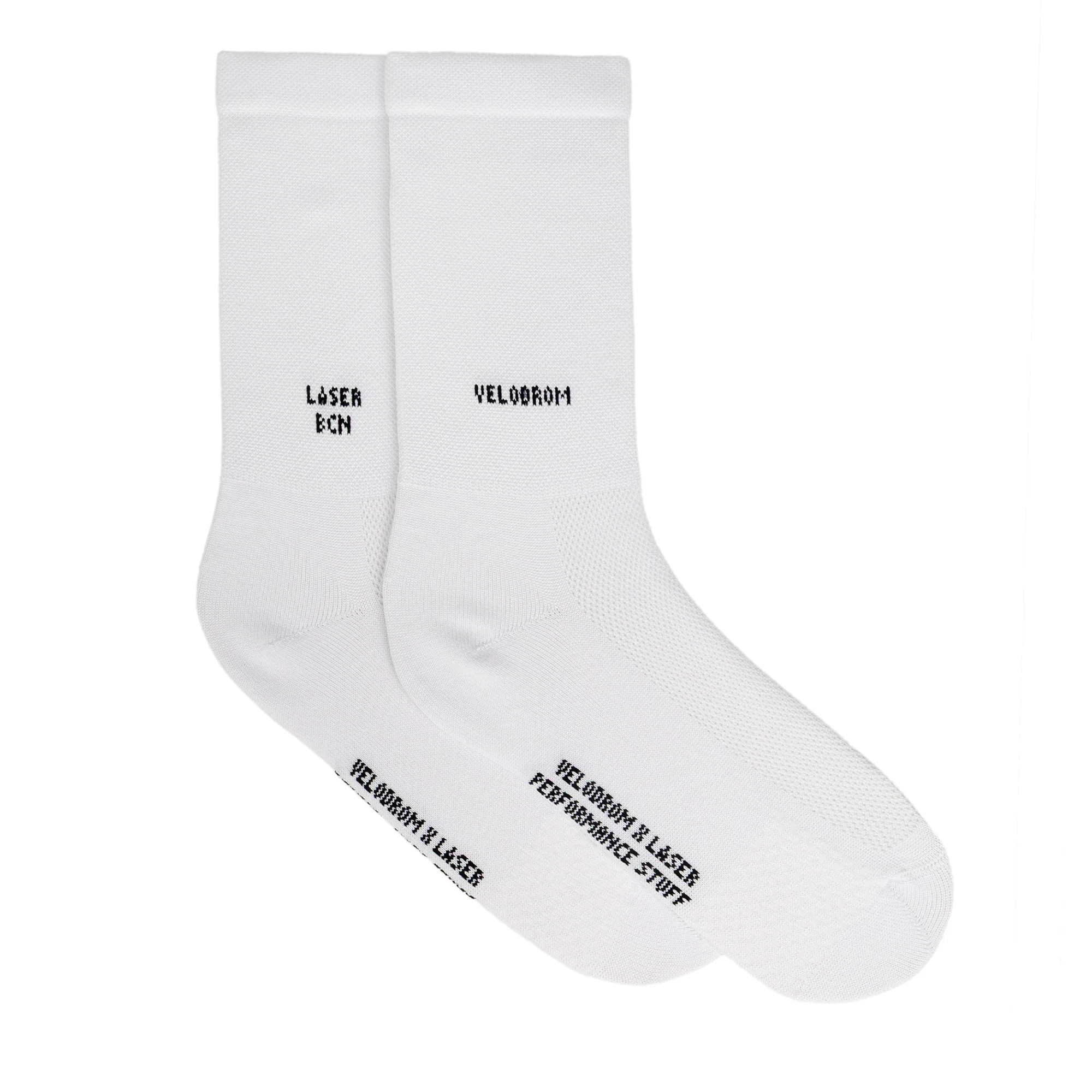 VELODROM by LASER Tramuntana Performance Socks - White - Image 3