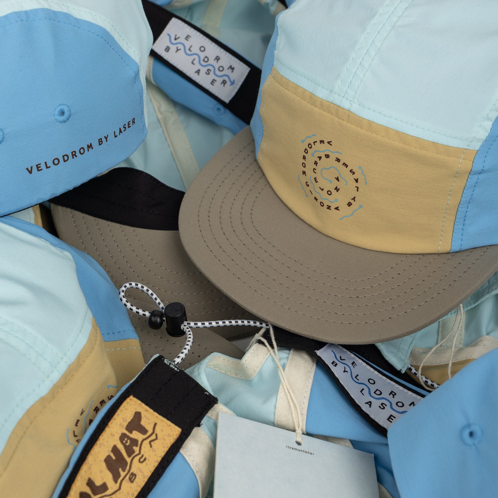 VELODROM by LASER Trail 5 Panel Hat - Multi - Image 4