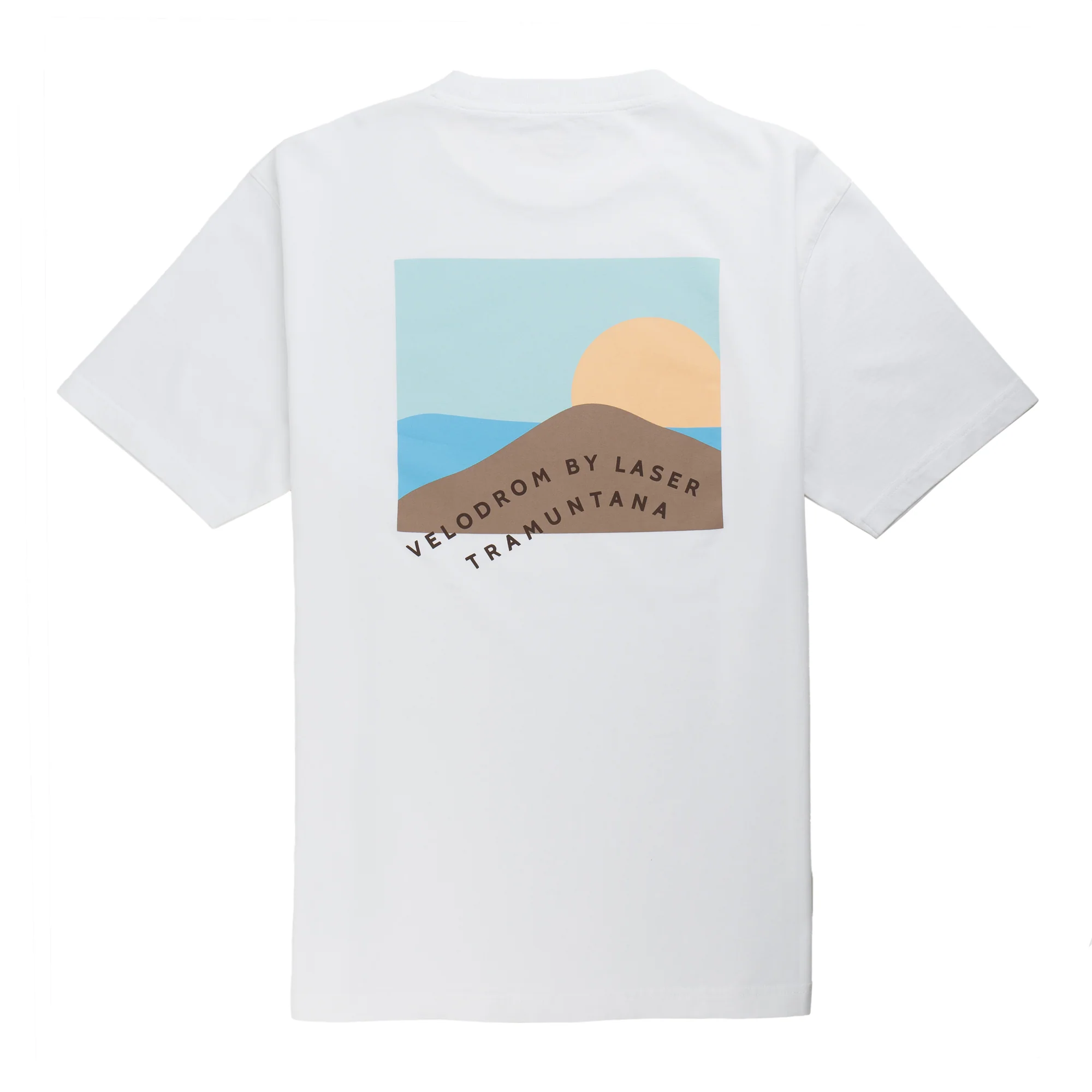 VELODROM x LASER Tramuntana Tshirt - White - Image 2